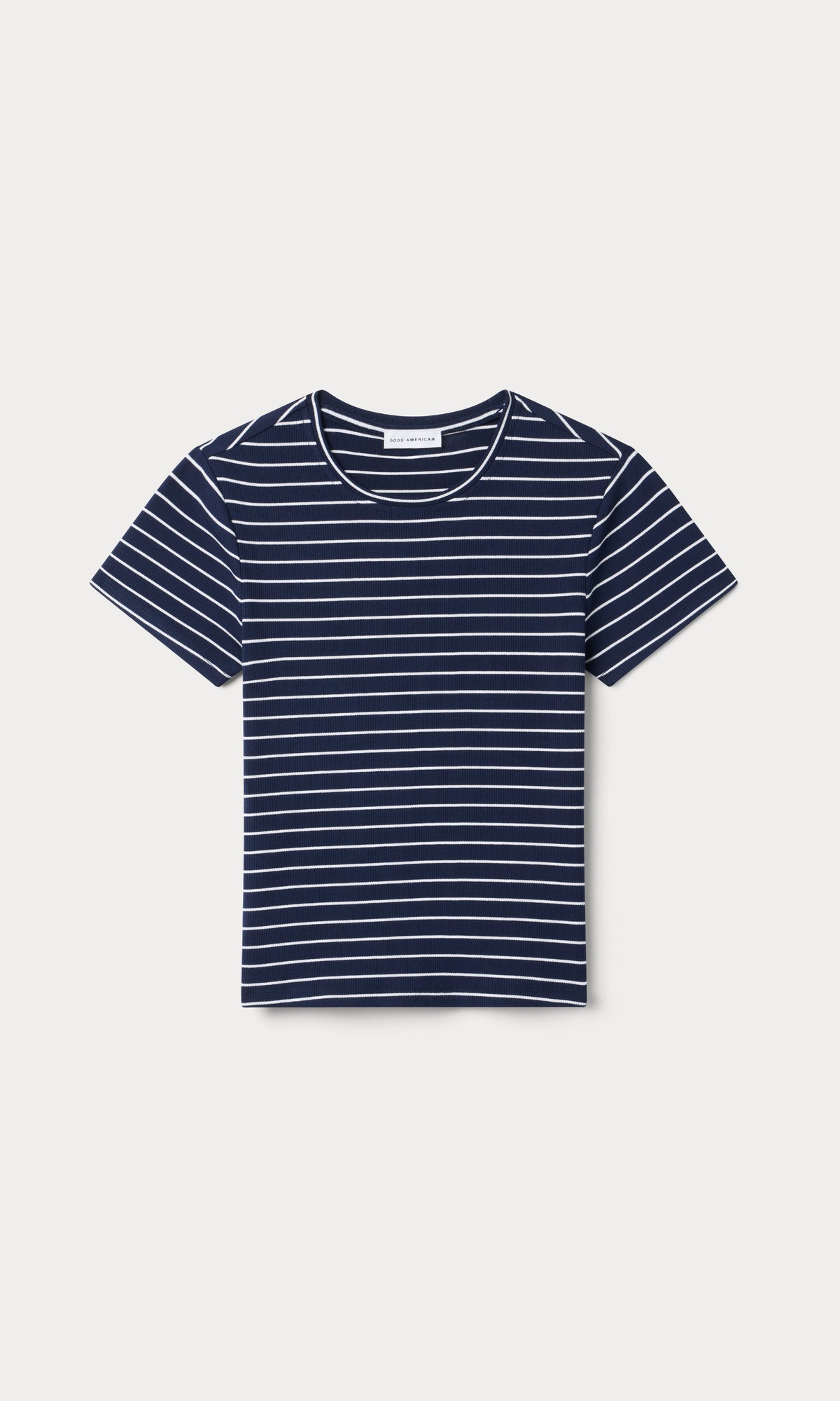 Premium THE RIB BABY TEE SIMPLE STRIPE HORIZON INK