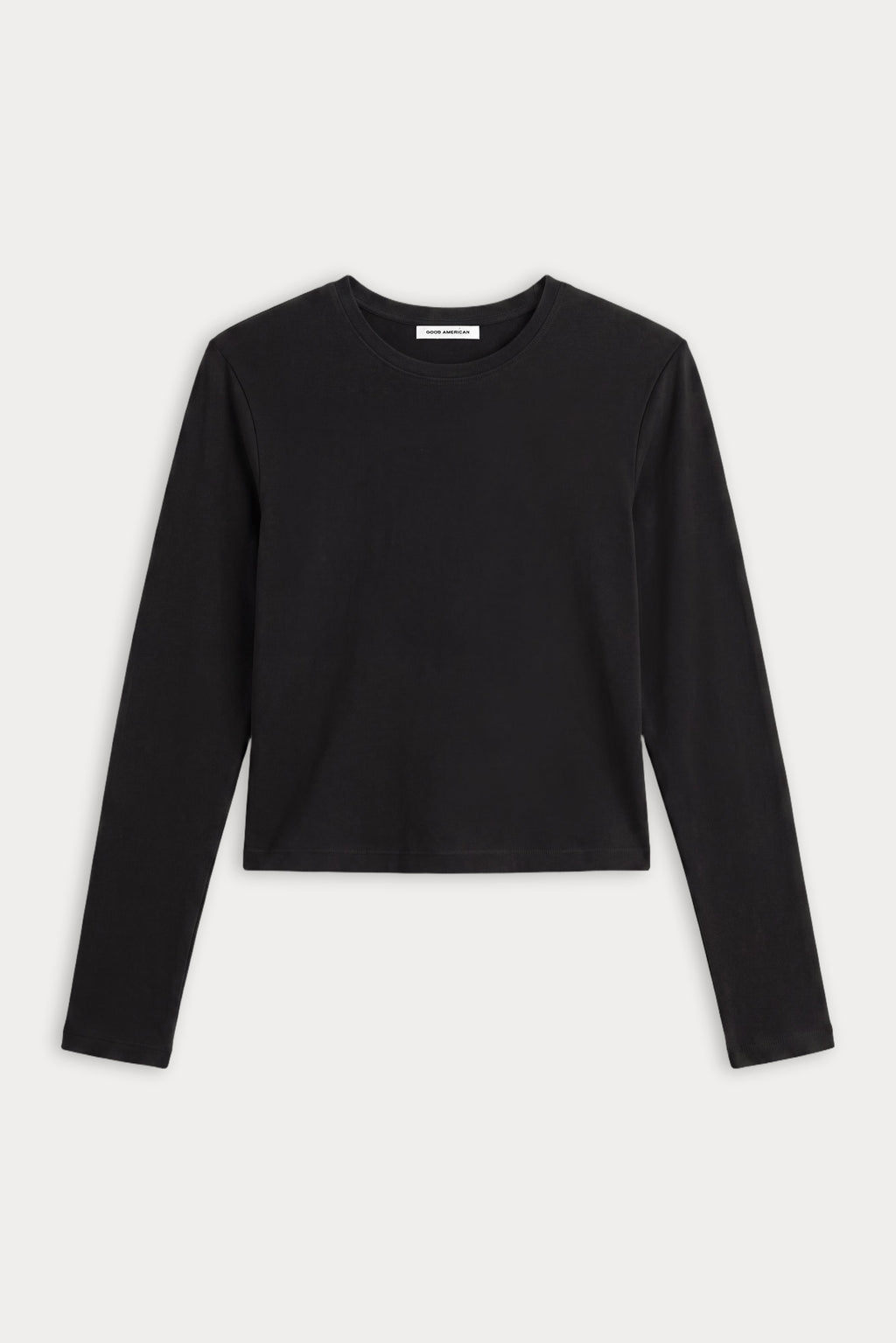 Premium THE LONG SLEEVE BABY TEE BLACK