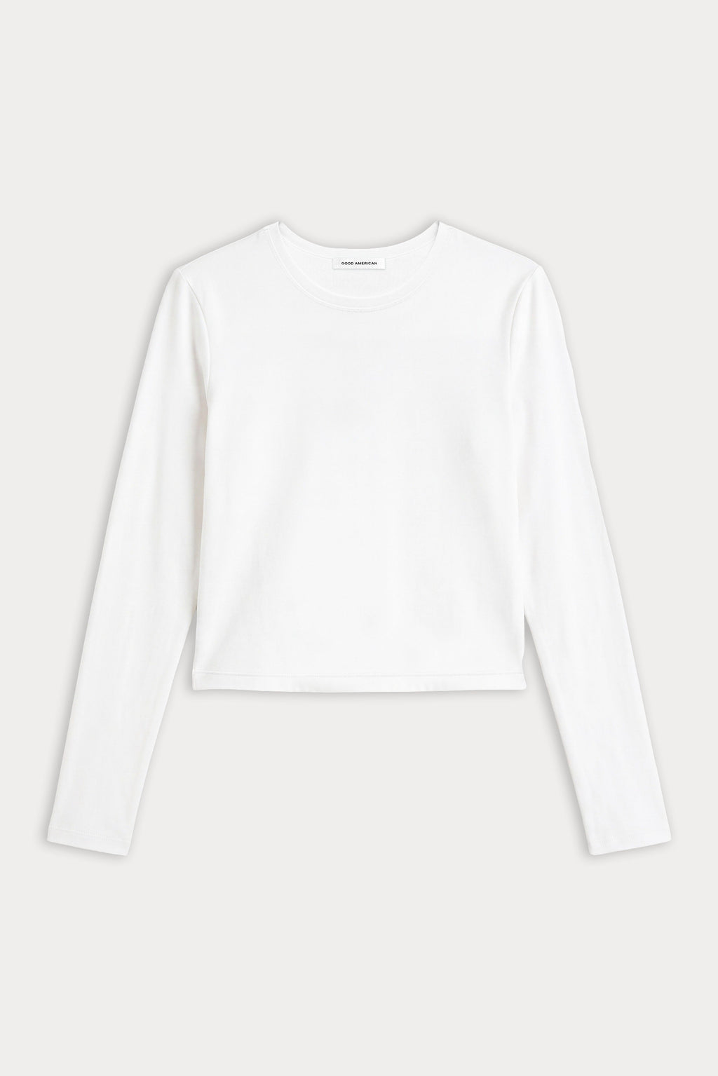 Premium THE LONG SLEEVE BABY TEE WHITE