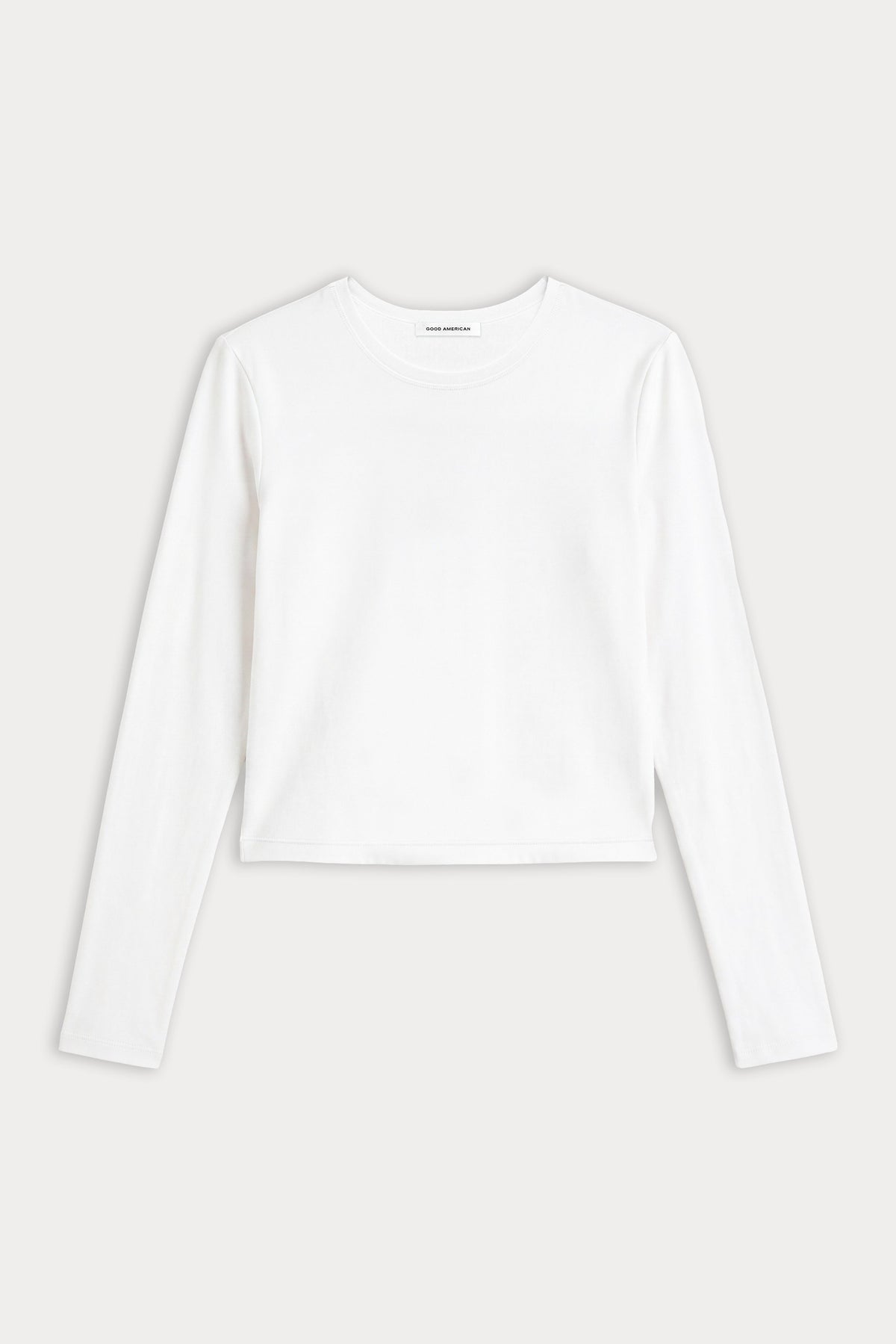 Premium THE LONG SLEEVE BABY TEE WHITE