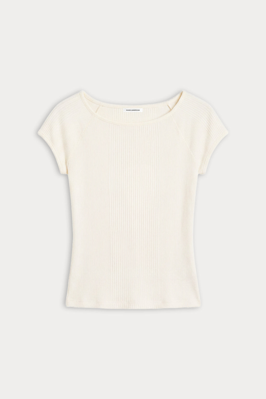 Premium THE VARIEGATED RIB TOP CHALK