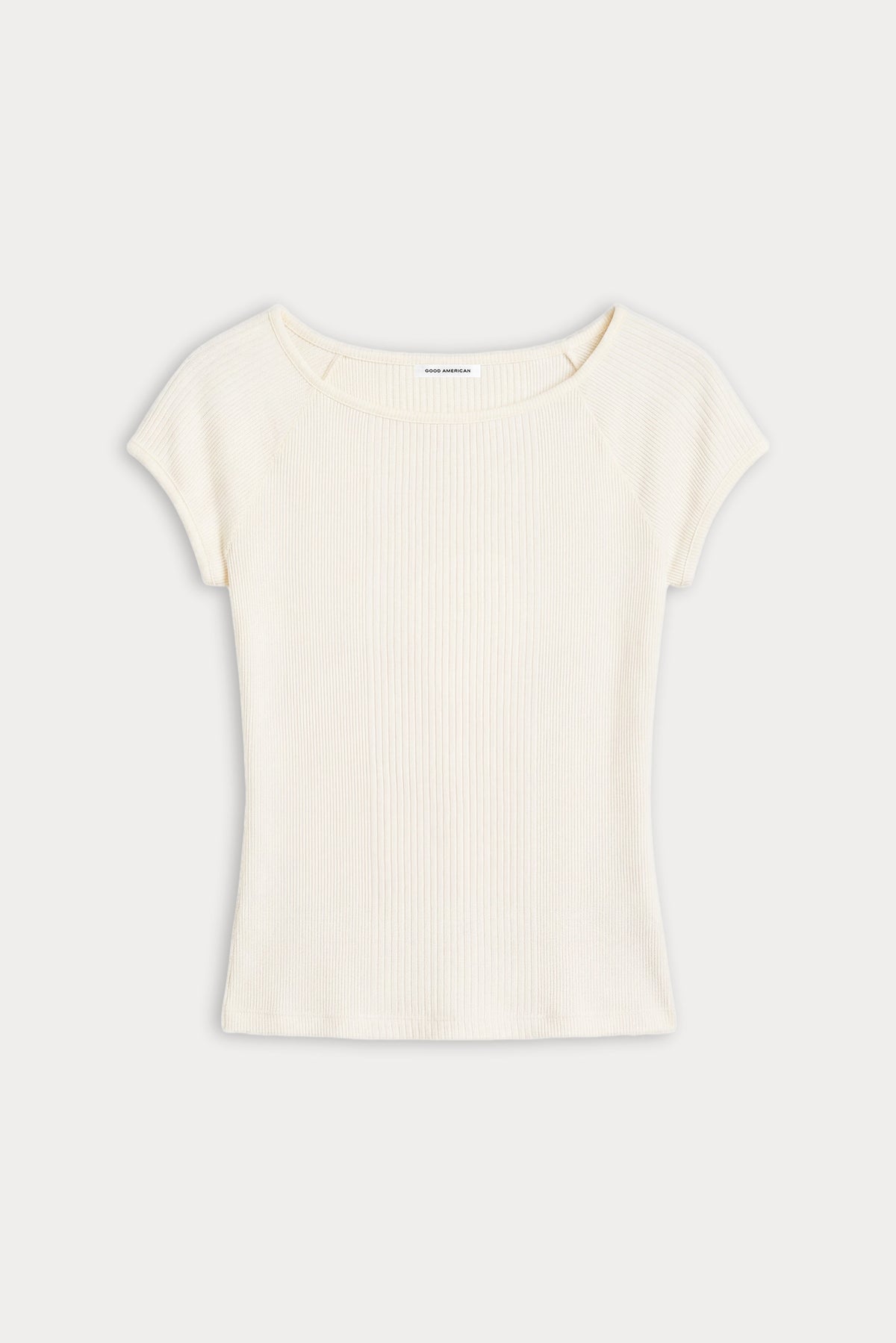 Premium THE VARIEGATED RIB TOP CHALK