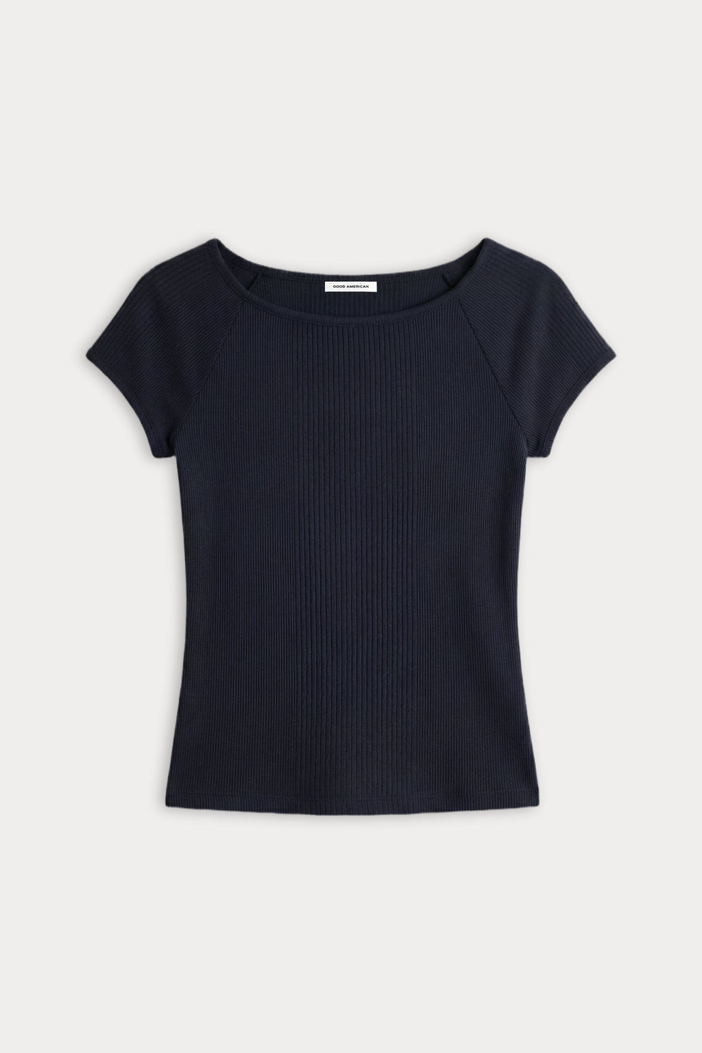 Premium THE VARIEGATED RIB TOP NEW NAVY002