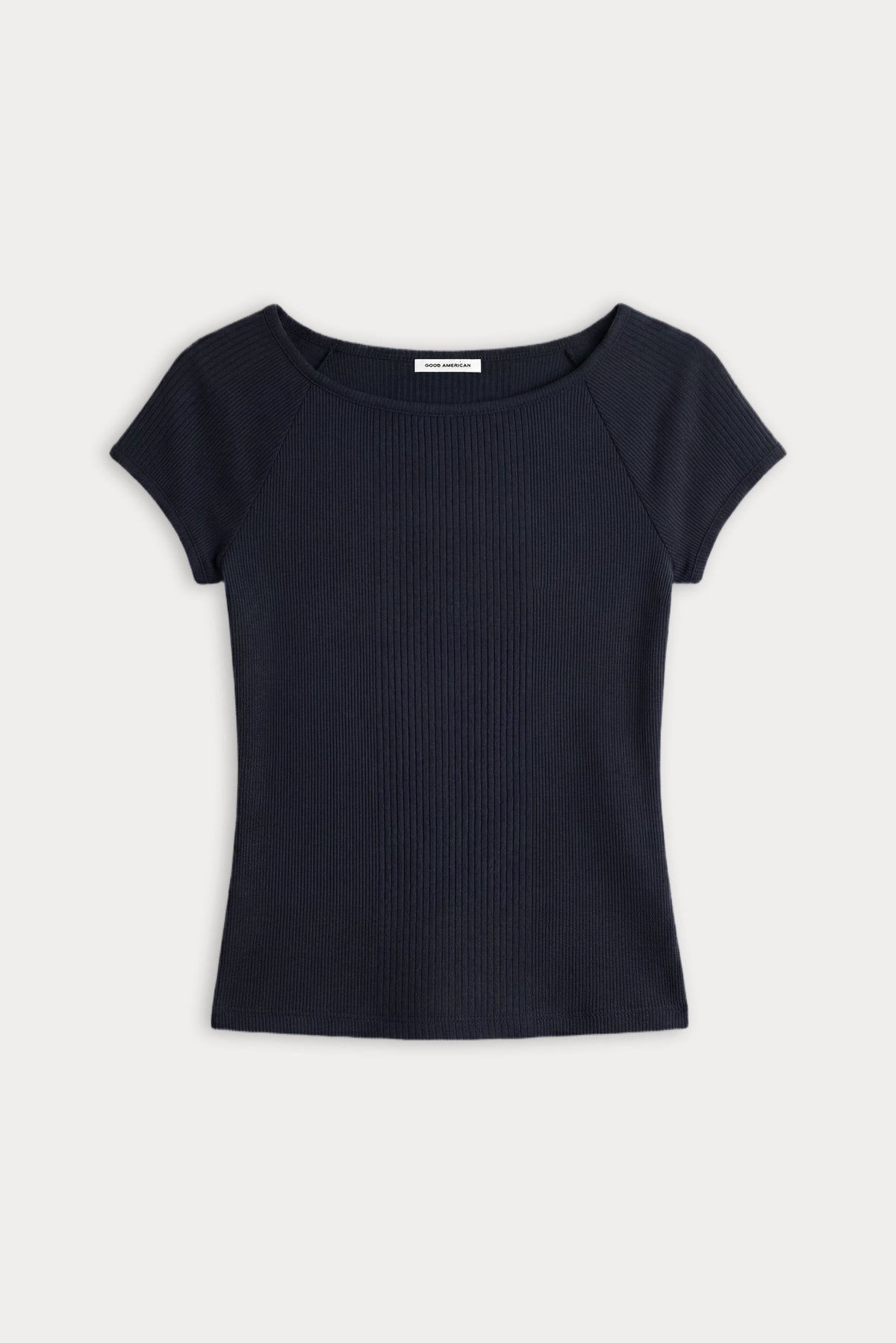 Premium THE VARIEGATED RIB TOP NEW NAVY002