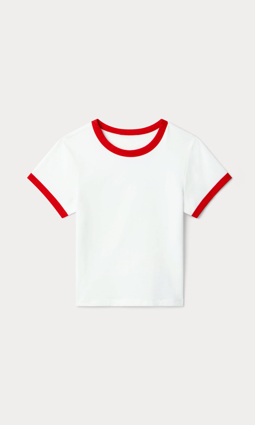 Premium THE RINGER BABY TEE WHITE