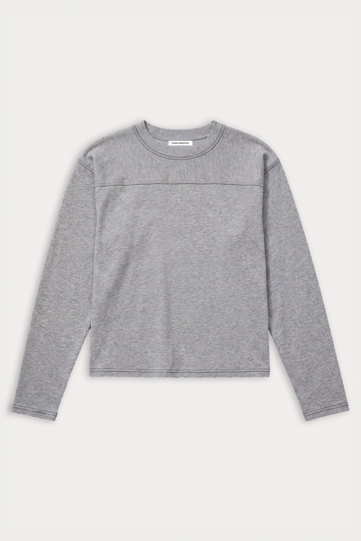 Premium THE LONG SLEEVE GYM TEE GREY MELANGE