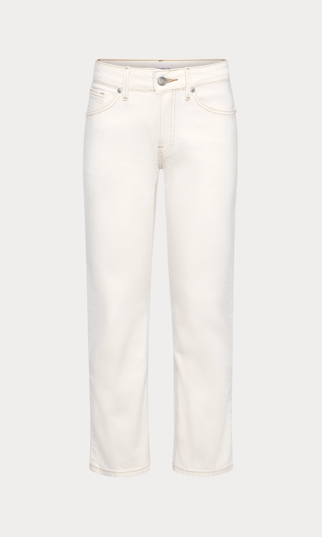 Premium VINTAGE STRAIGHT ANKLE JEANS ECRU001