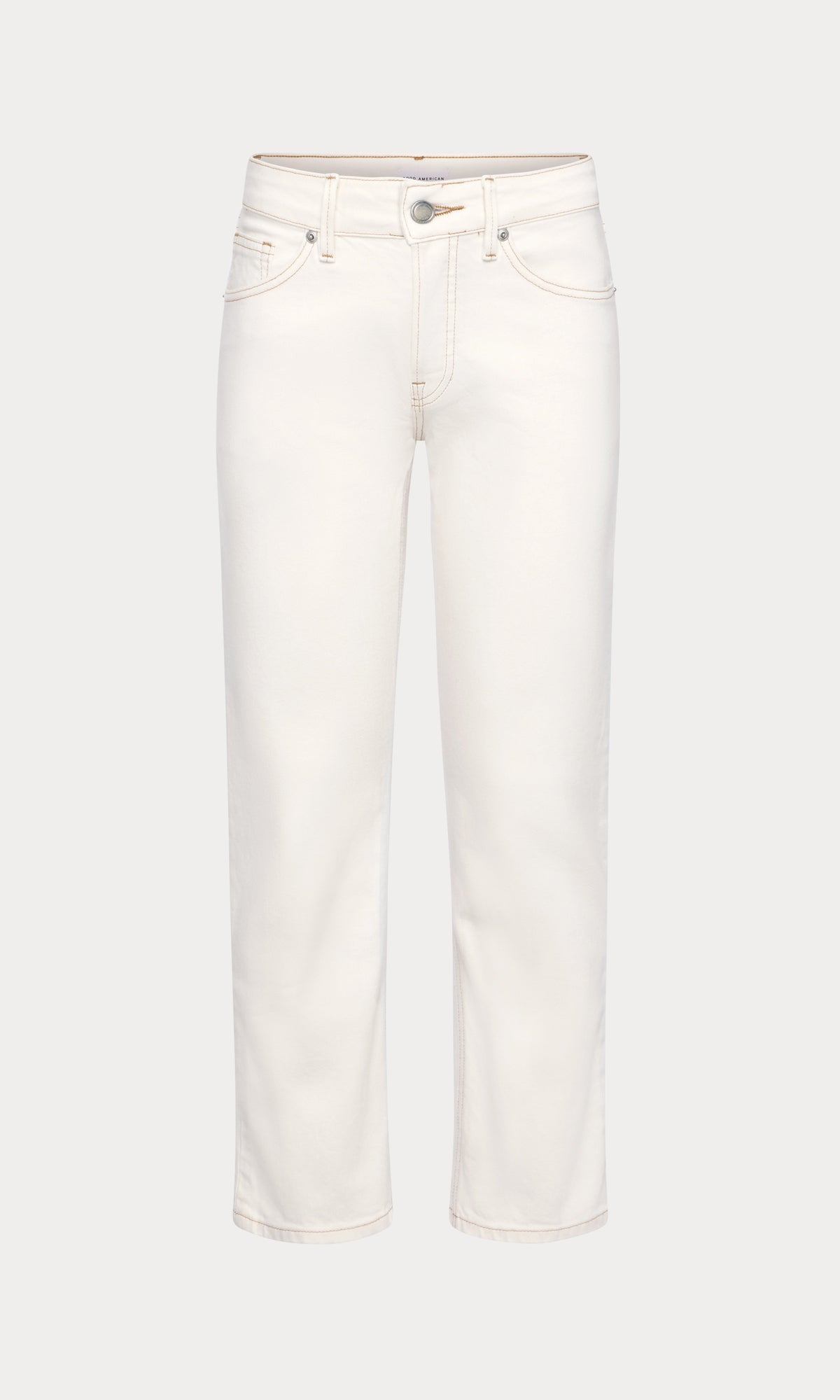 Premium VINTAGE STRAIGHT ANKLE JEANS ECRU001