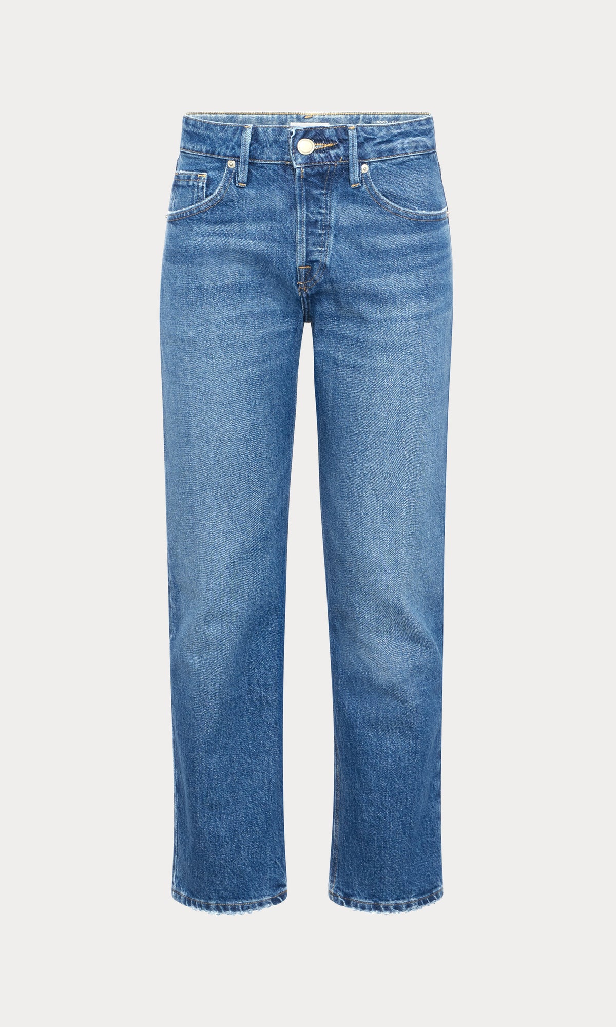 Premium VINTAGE STRAIGHT ANKLE JEANS INDIGO1222