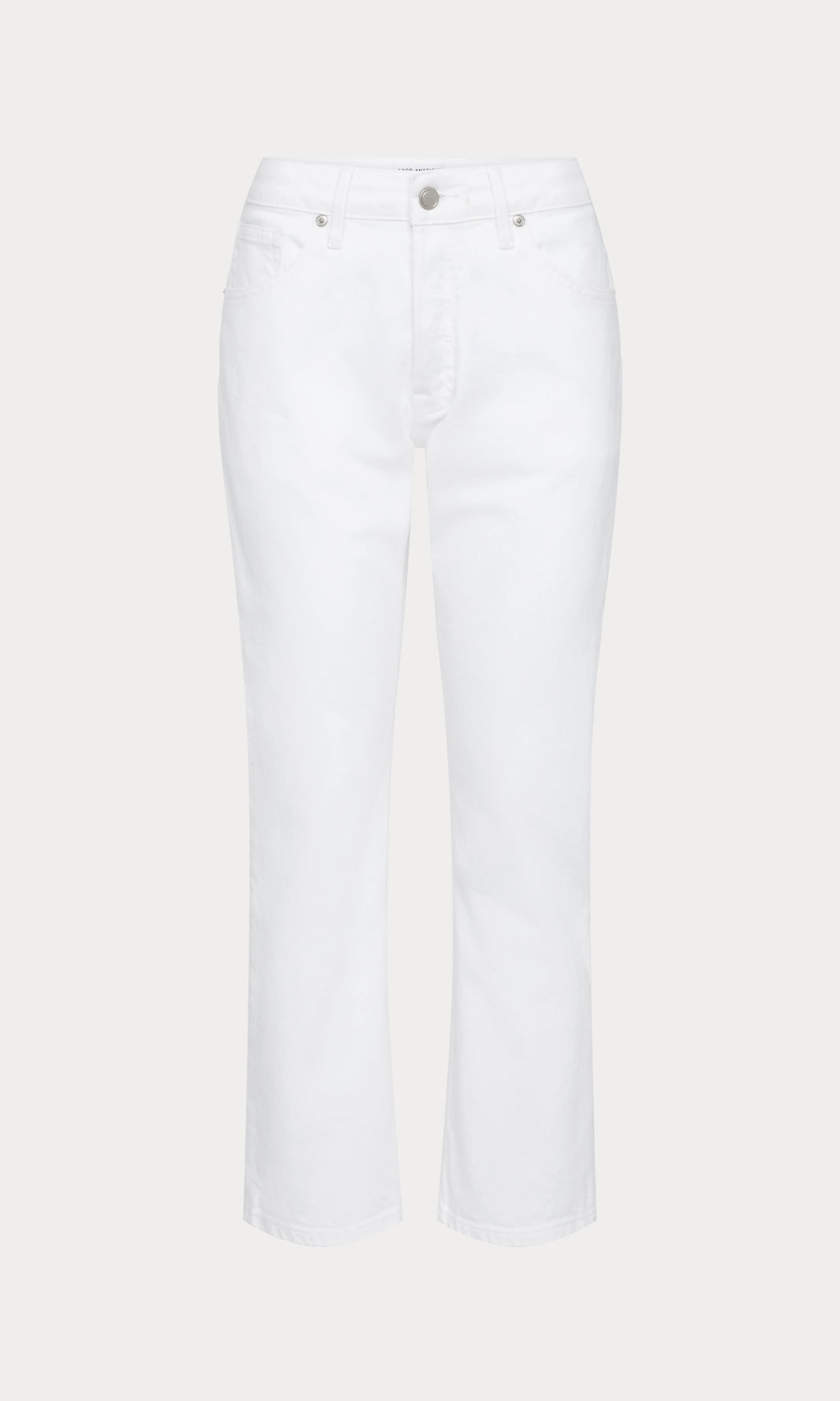 Premium VINTAGE STRAIGHT ANKLE JEANS WHITE001