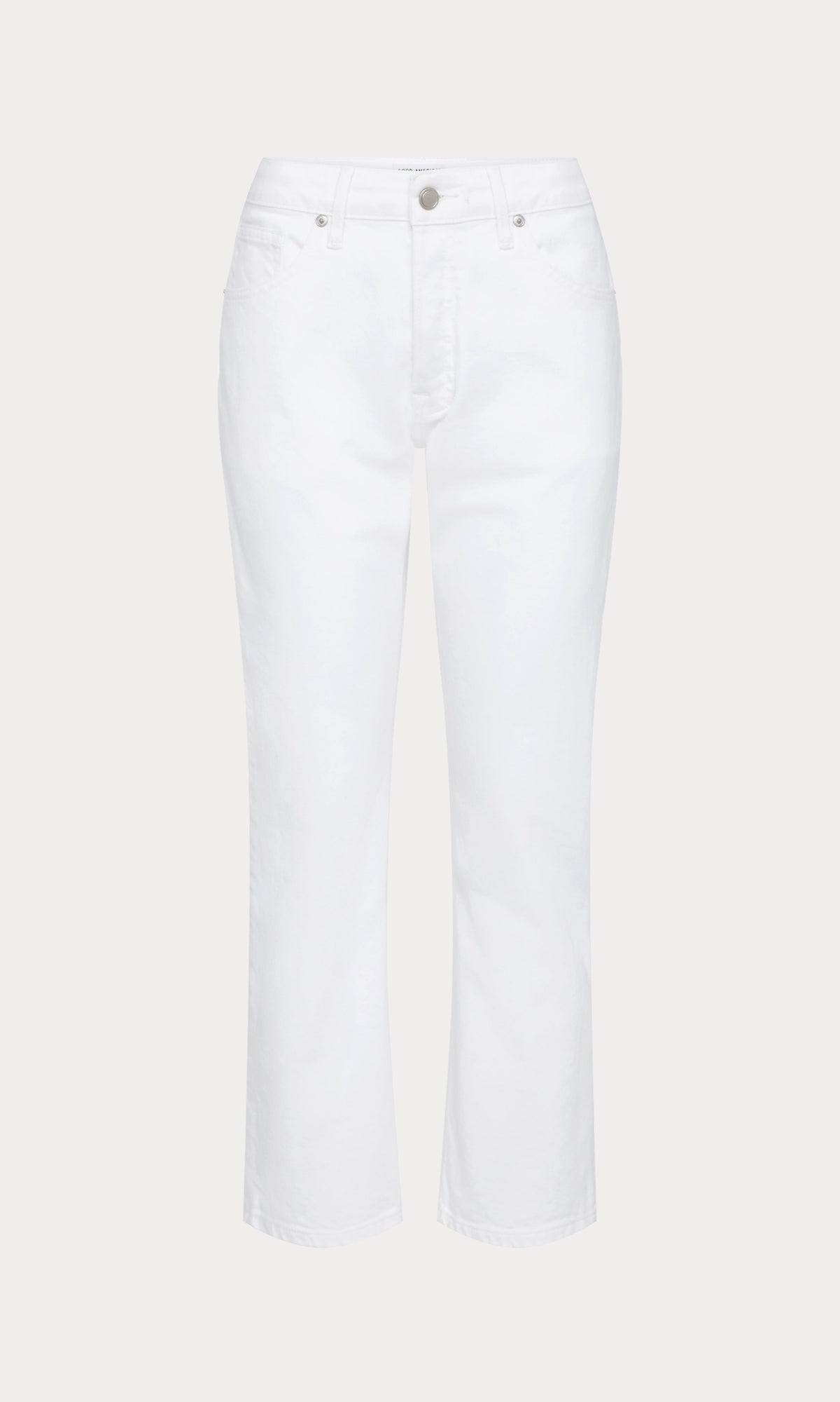 Premium VINTAGE STRAIGHT ANKLE JEANS WHITE001