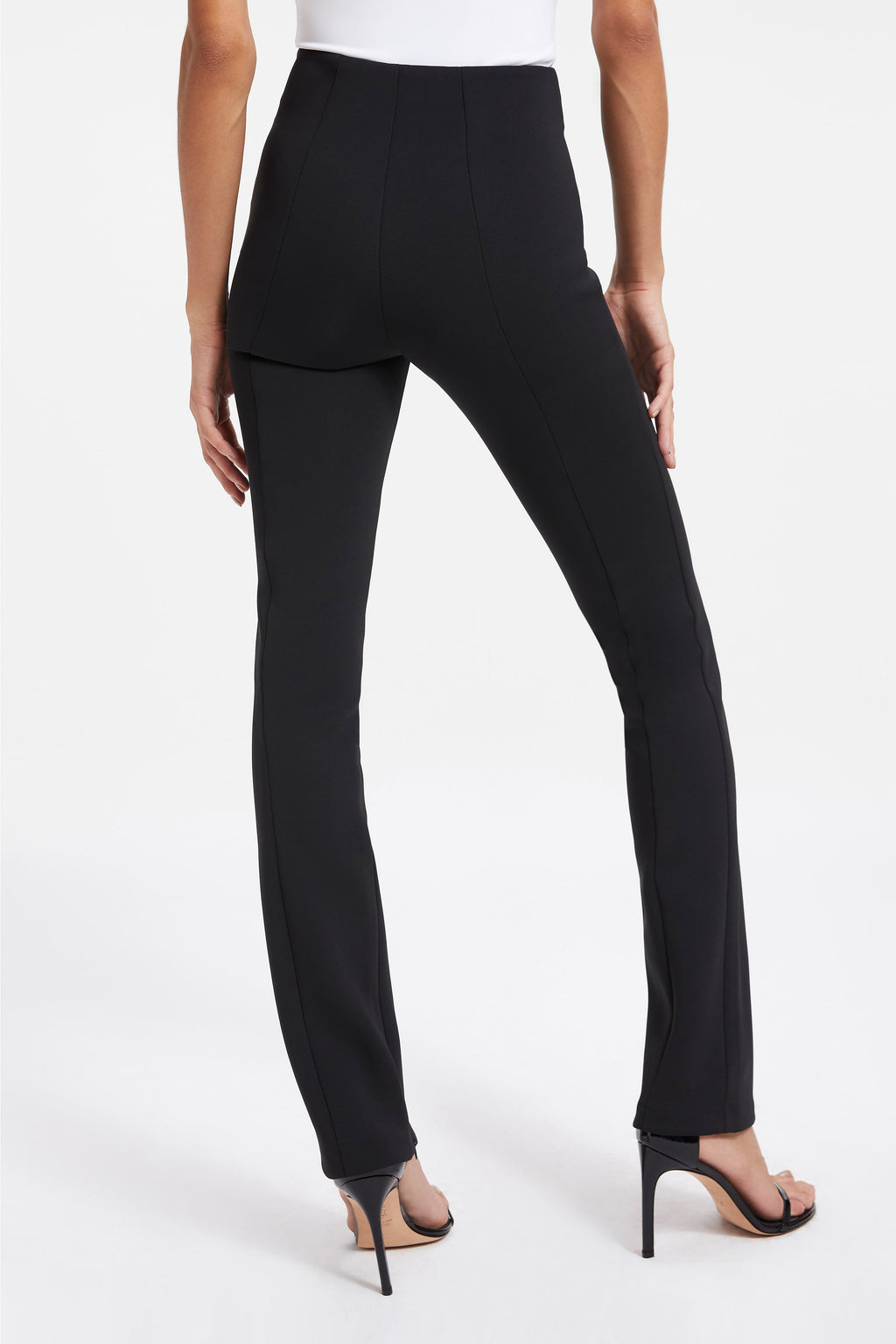 Premium GOOD WAIST SCUBA PANTS BLACK001