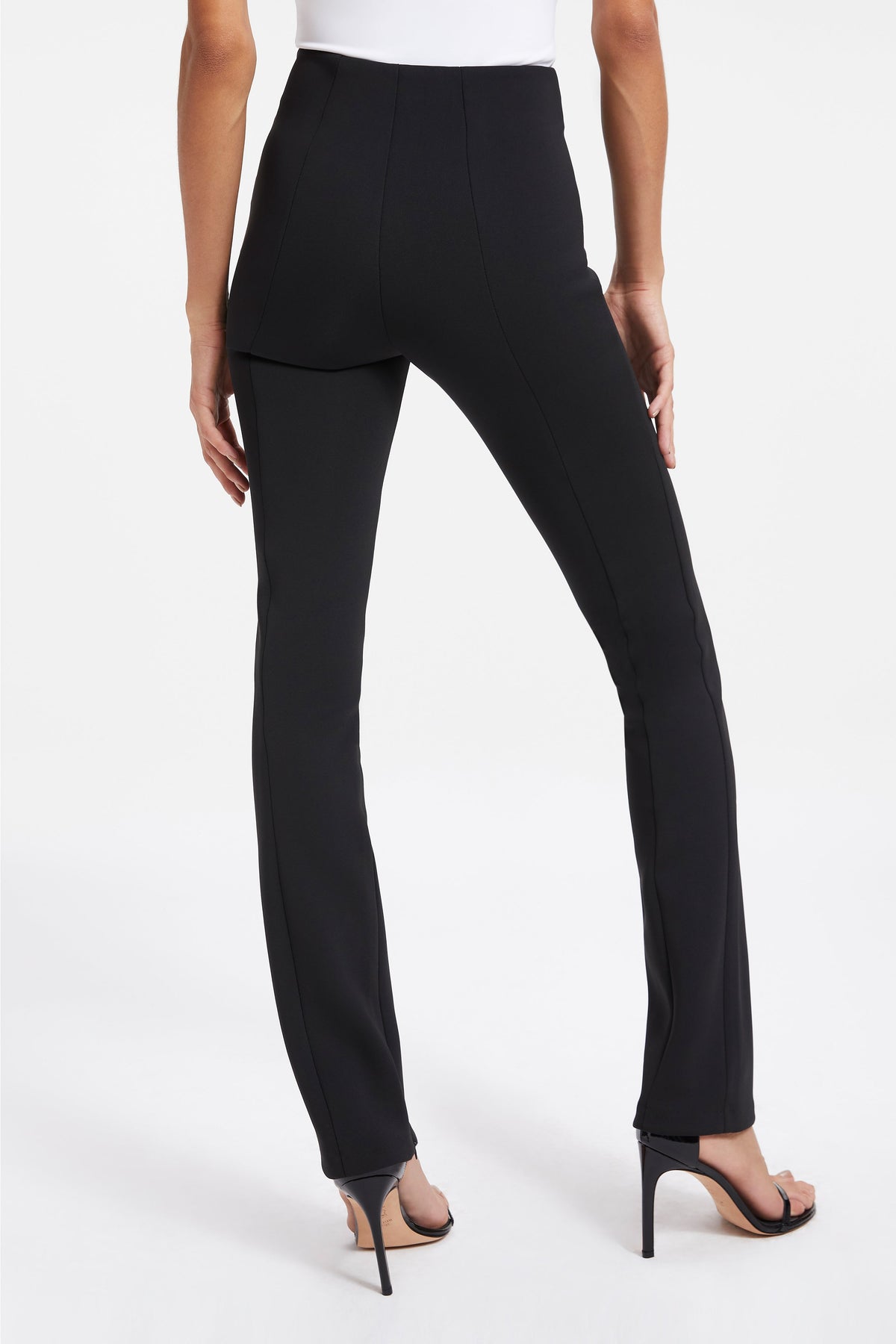 Premium GOOD WAIST SCUBA PANTS BLACK001