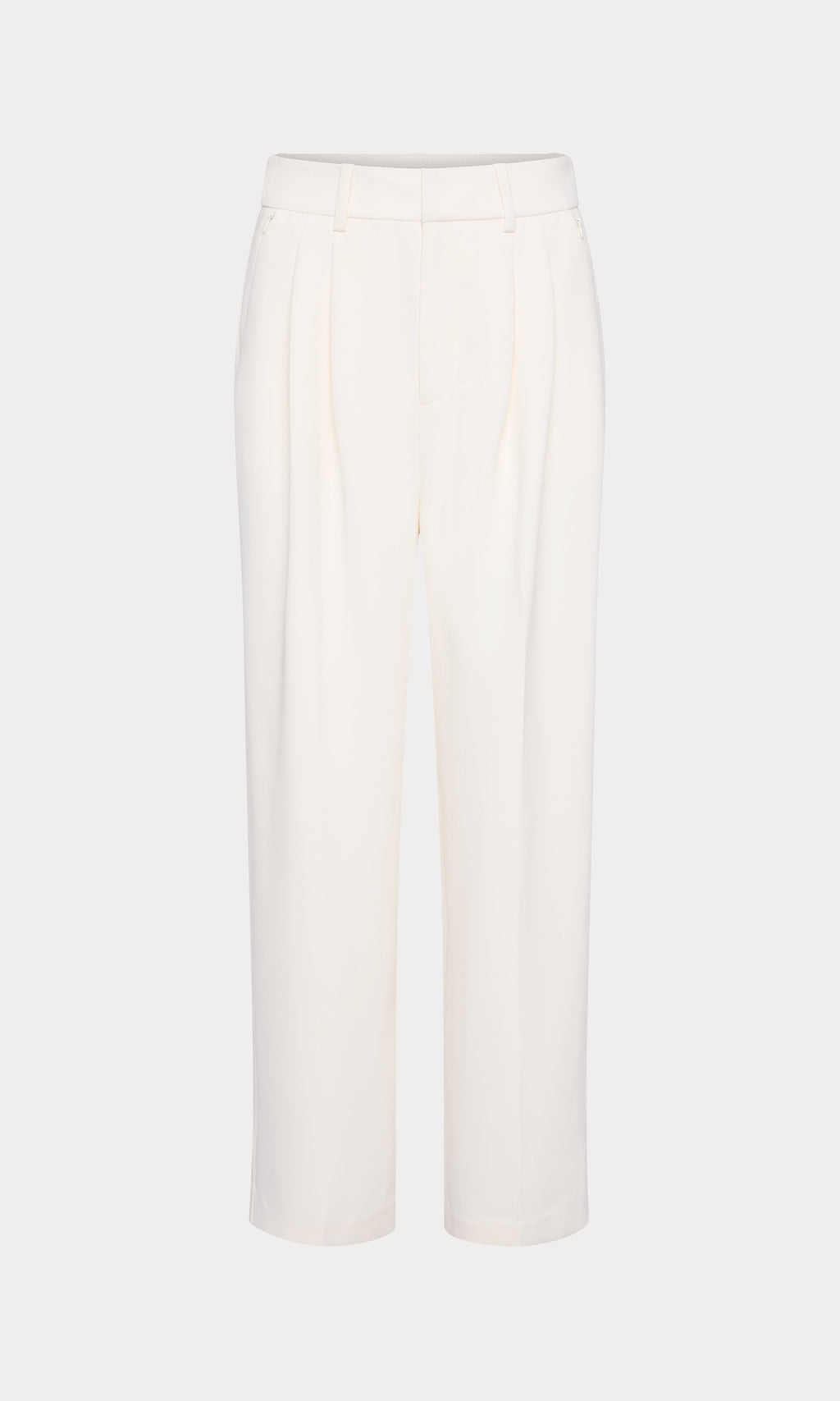 Premium LUXE SUITING HIGH-RISE CROPPED WIDE LEG TROUSER SOFT SHELL