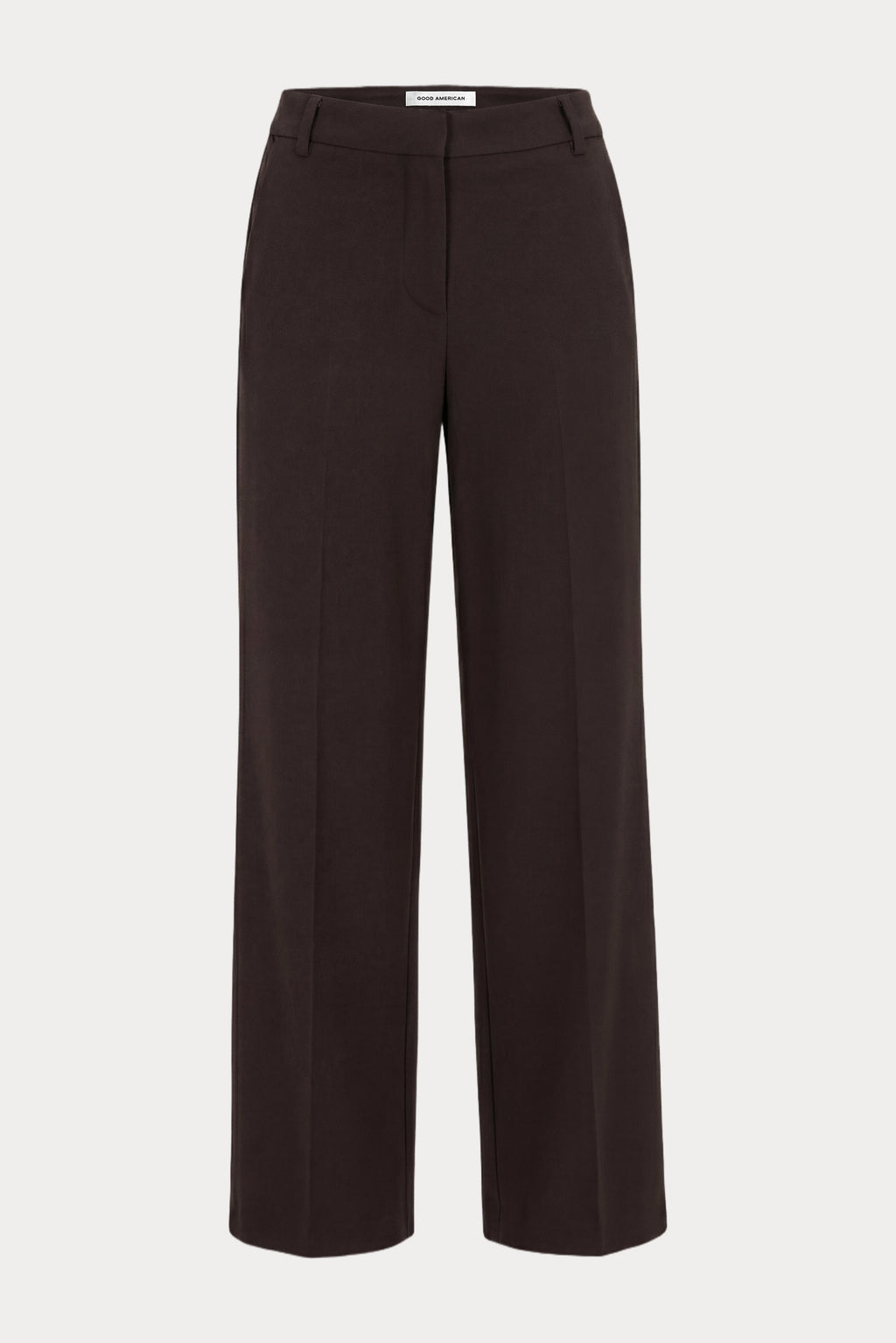 Premium THE LOW RISE STRAIGHT LEG TROUSER ESPRESSO