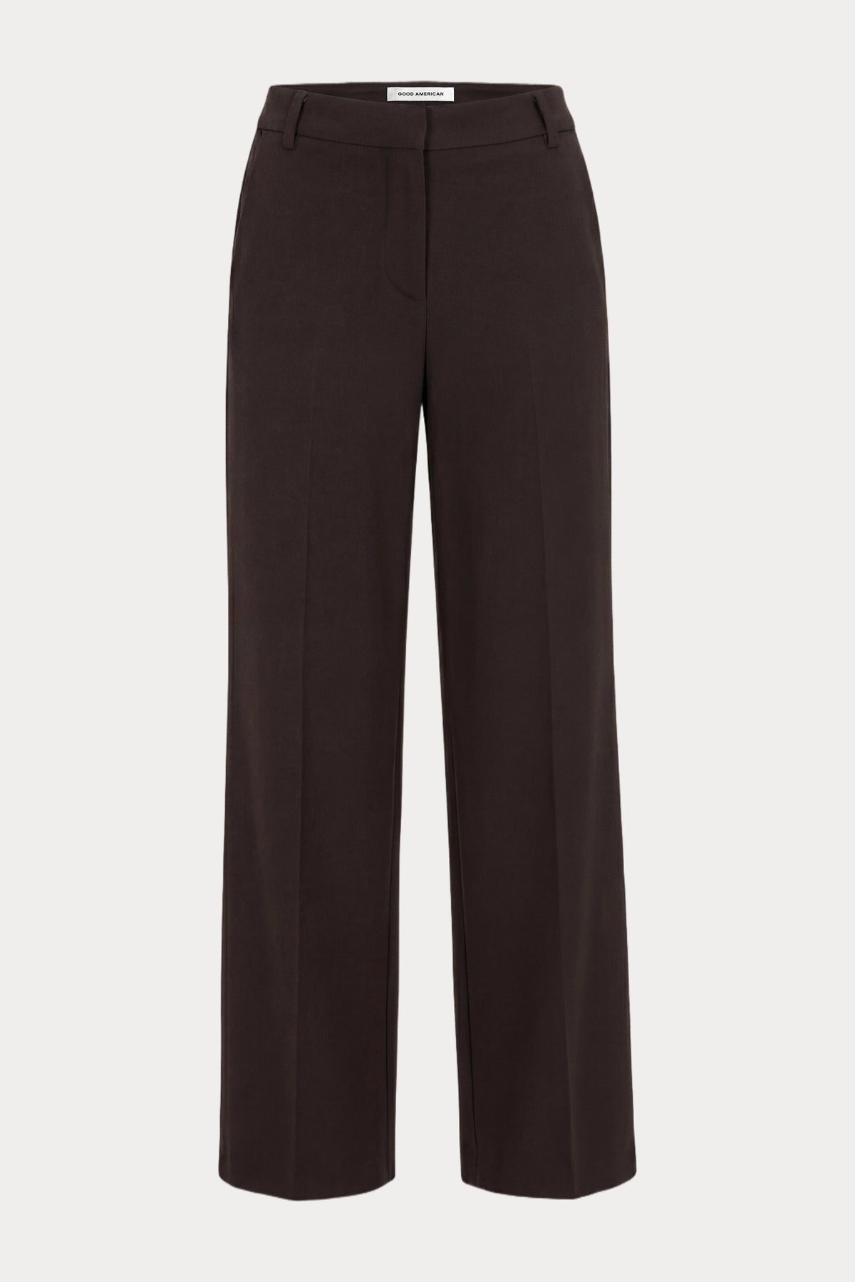 Premium THE LOW RISE STRAIGHT LEG TROUSER ESPRESSO