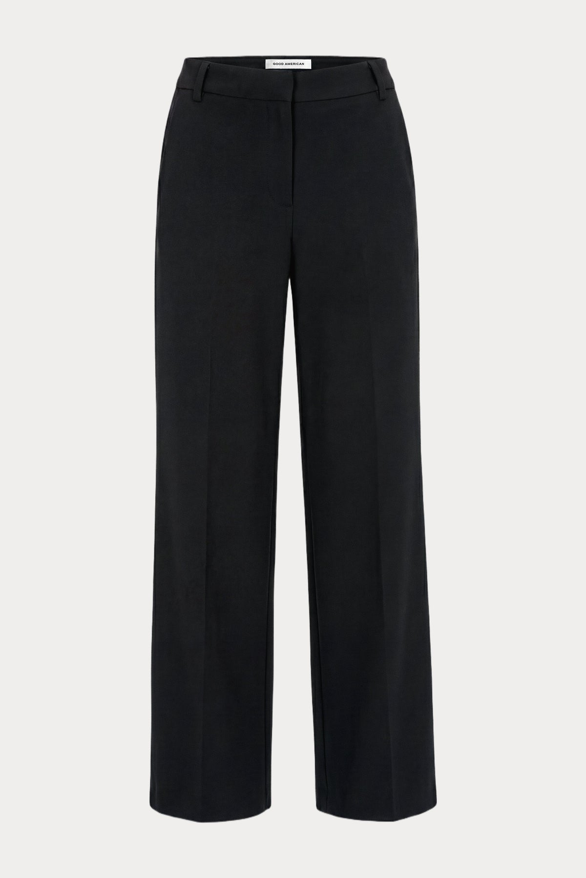 Premium THE LOW RISE STRAIGHT LEG TROUSER BLACK001