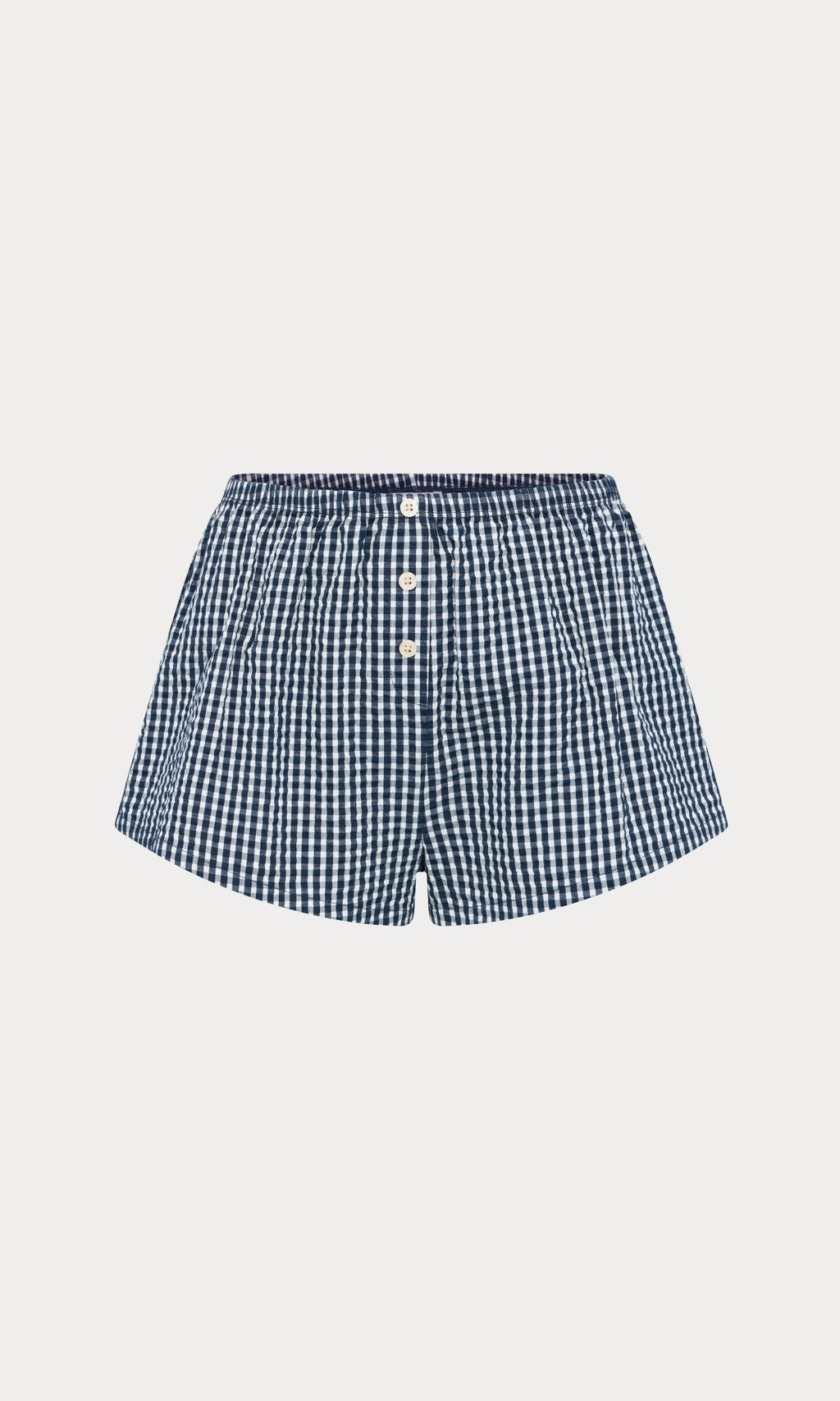 Premium THE SEERSUCKER PULL ON SHORT HORIZON GINGHAM SMALL