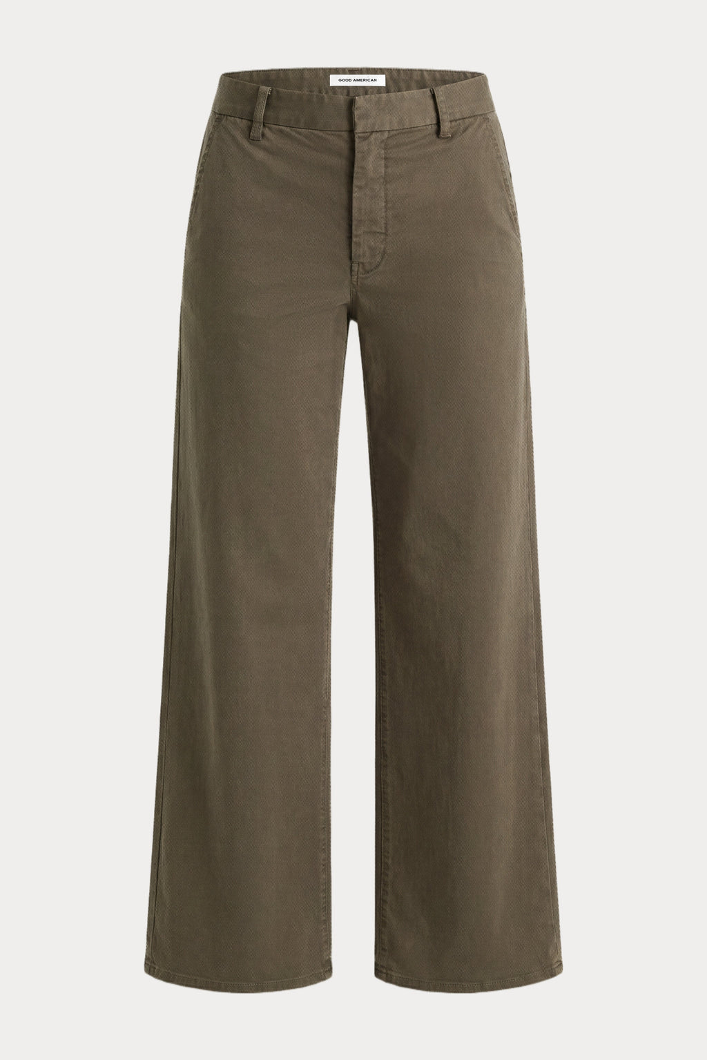 Premium LOW SLUNG BAGGY TROUSER WASHED FATIGUE GREEN