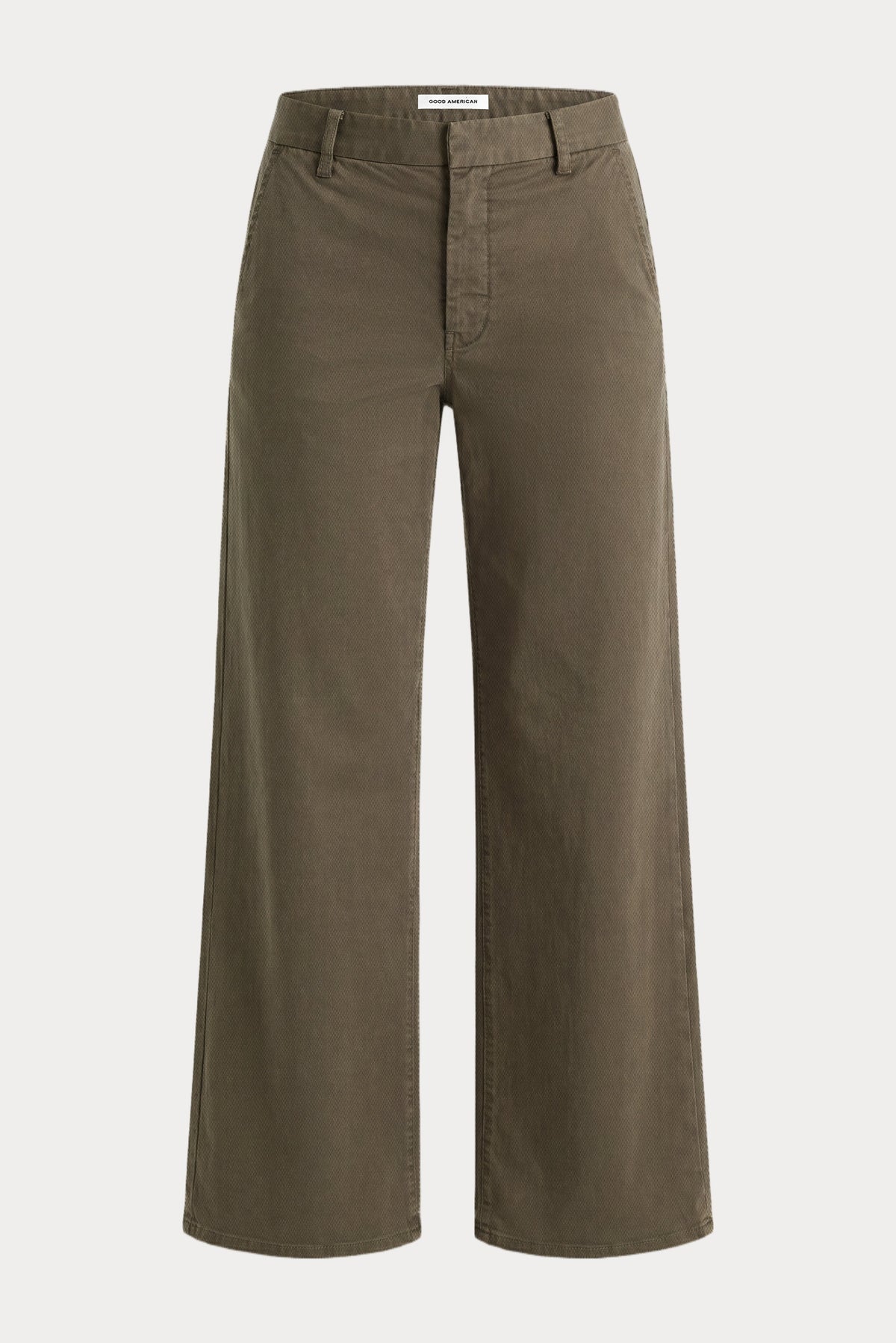 Premium LOW SLUNG BAGGY TROUSER WASHED FATIGUE GREEN