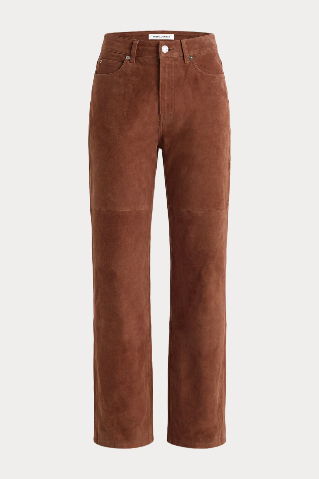 Premium SUEDE GOOD TRUE STRAIGHT PANT CAFE CLAY