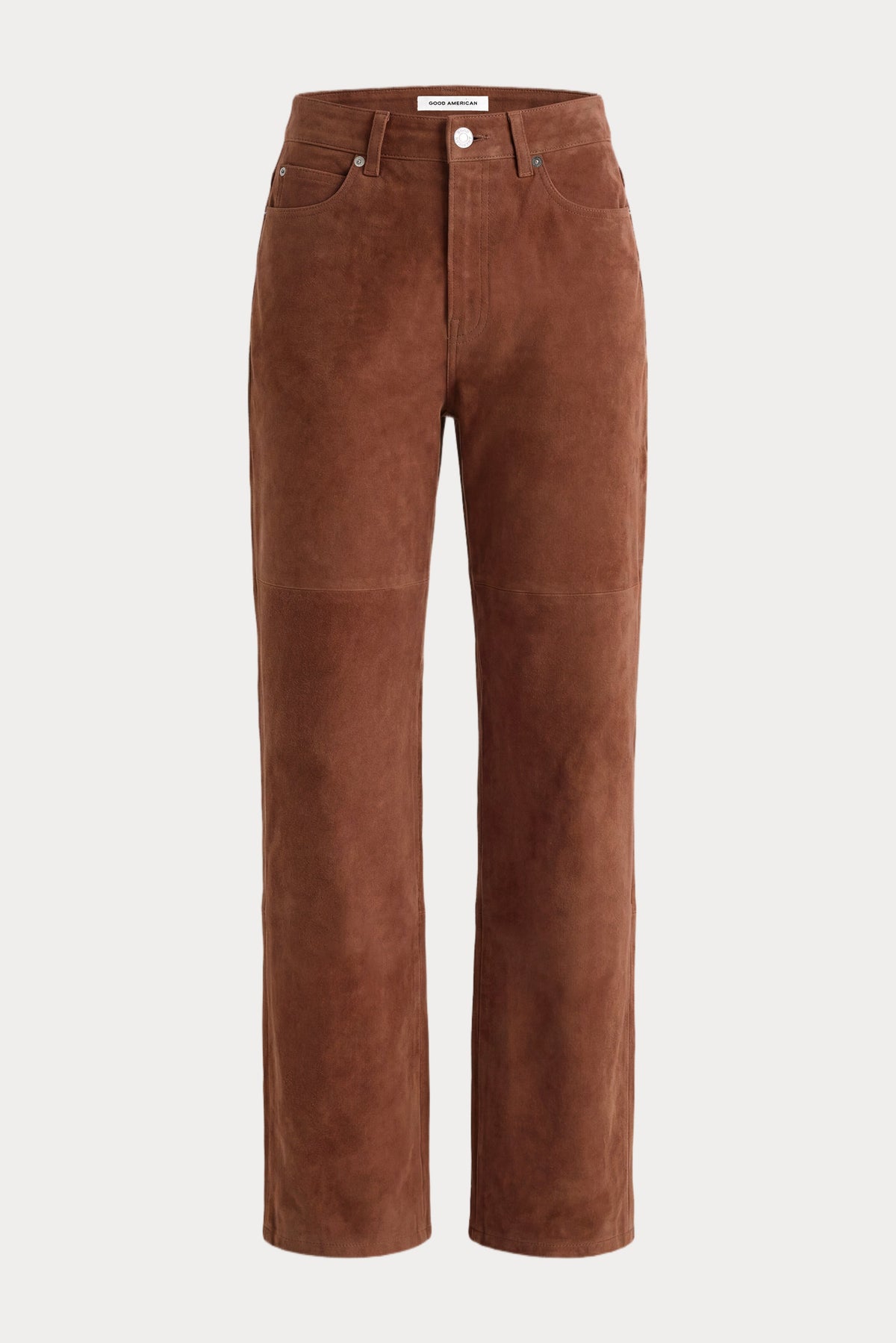 Premium SUEDE GOOD TRUE STRAIGHT PANT CAFE CLAY