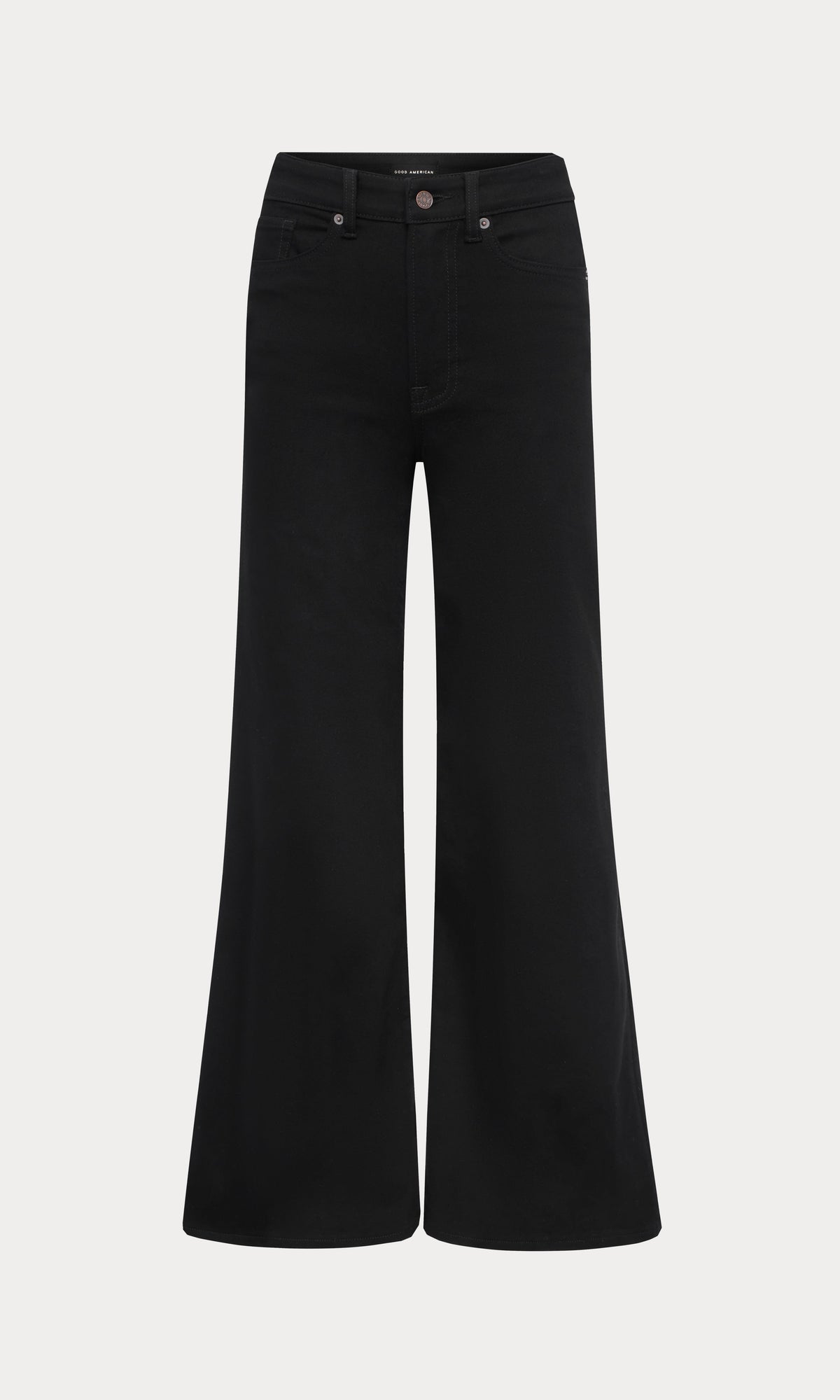Premium NEVER FADE GOOD WAIST PALAZZO JEANS BLACK