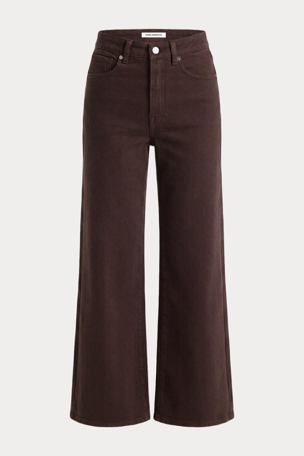 Premium GOOD WAIST PALAZZO ANKLE JEANS ESPRESSO
