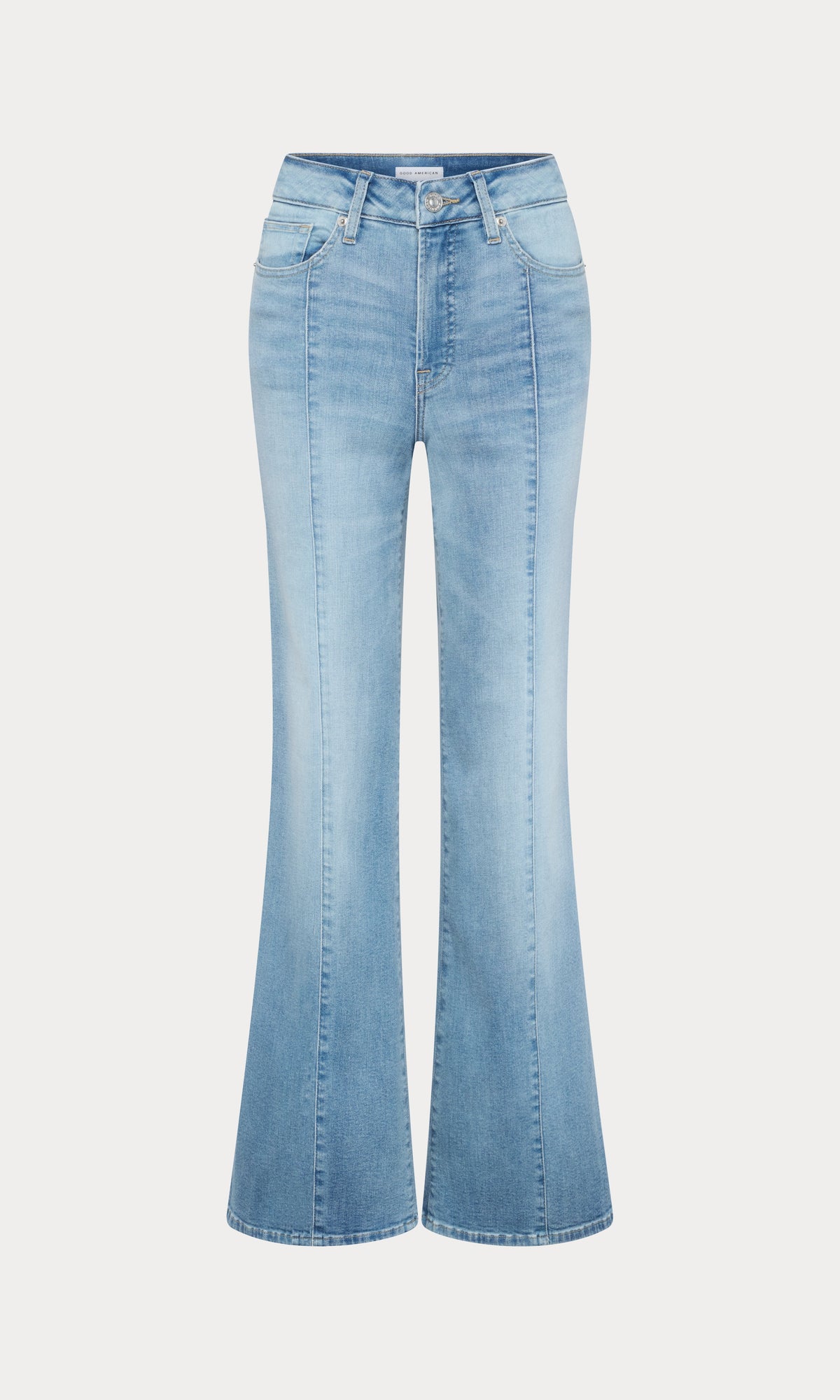 Premium GOOD WAIST PALAZZO ANKLE JEANS INDIGO1247