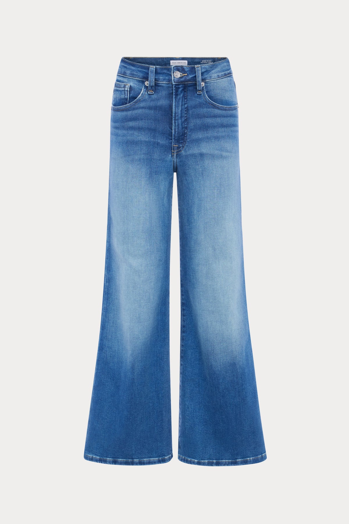Premium SOFT TECH GOOD WAIST PALAZZO ANKLE JEANS INDIGO1238