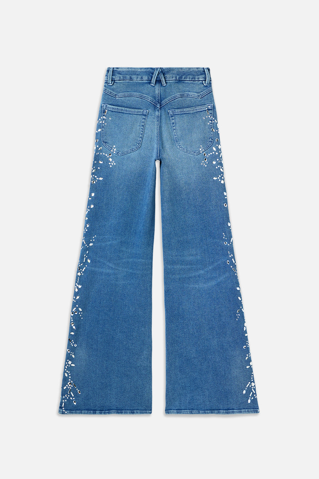 Premium DOLLY JOLEANS CRYSTAL WIDE JEANS INDIGO1089