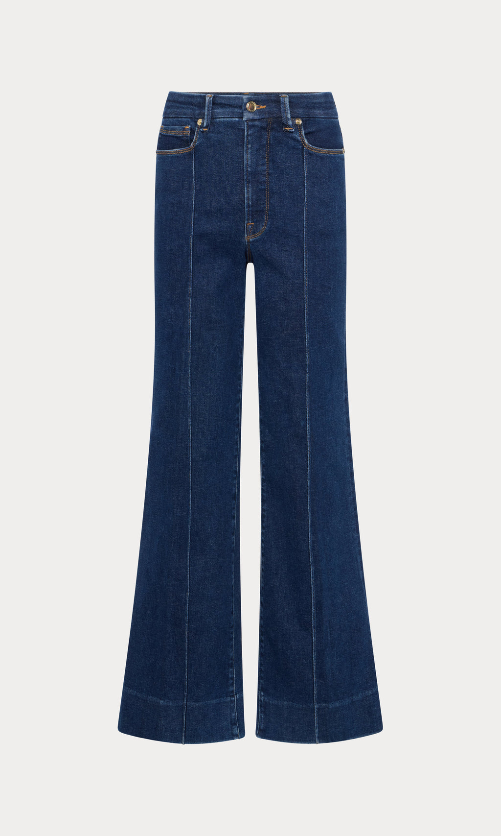 Premium GOOD WAIST PALAZZO JEANS INDIGO1169
