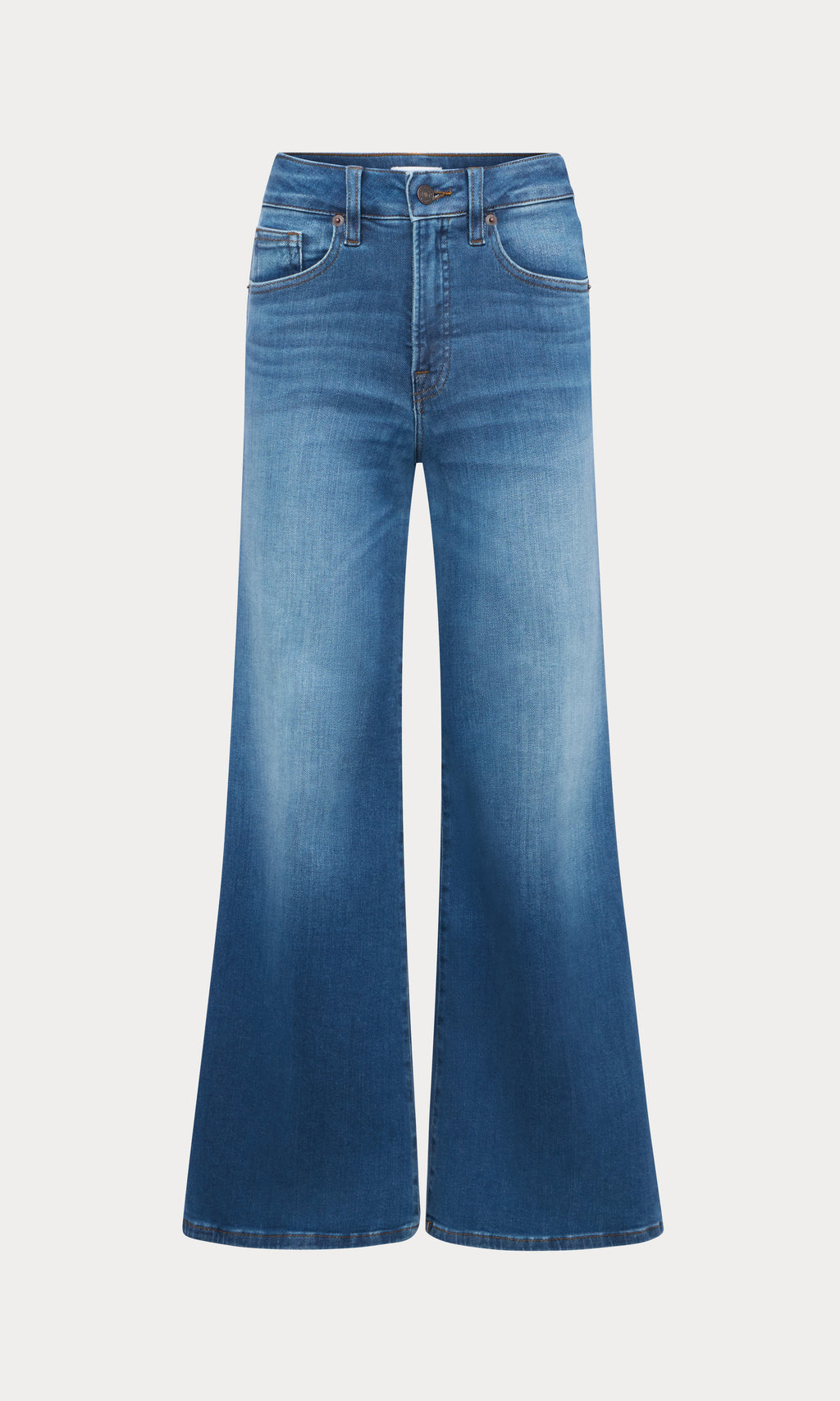 Premium SOFT TECH GOOD WAIST PALAZZO JEANS INDIGO1233