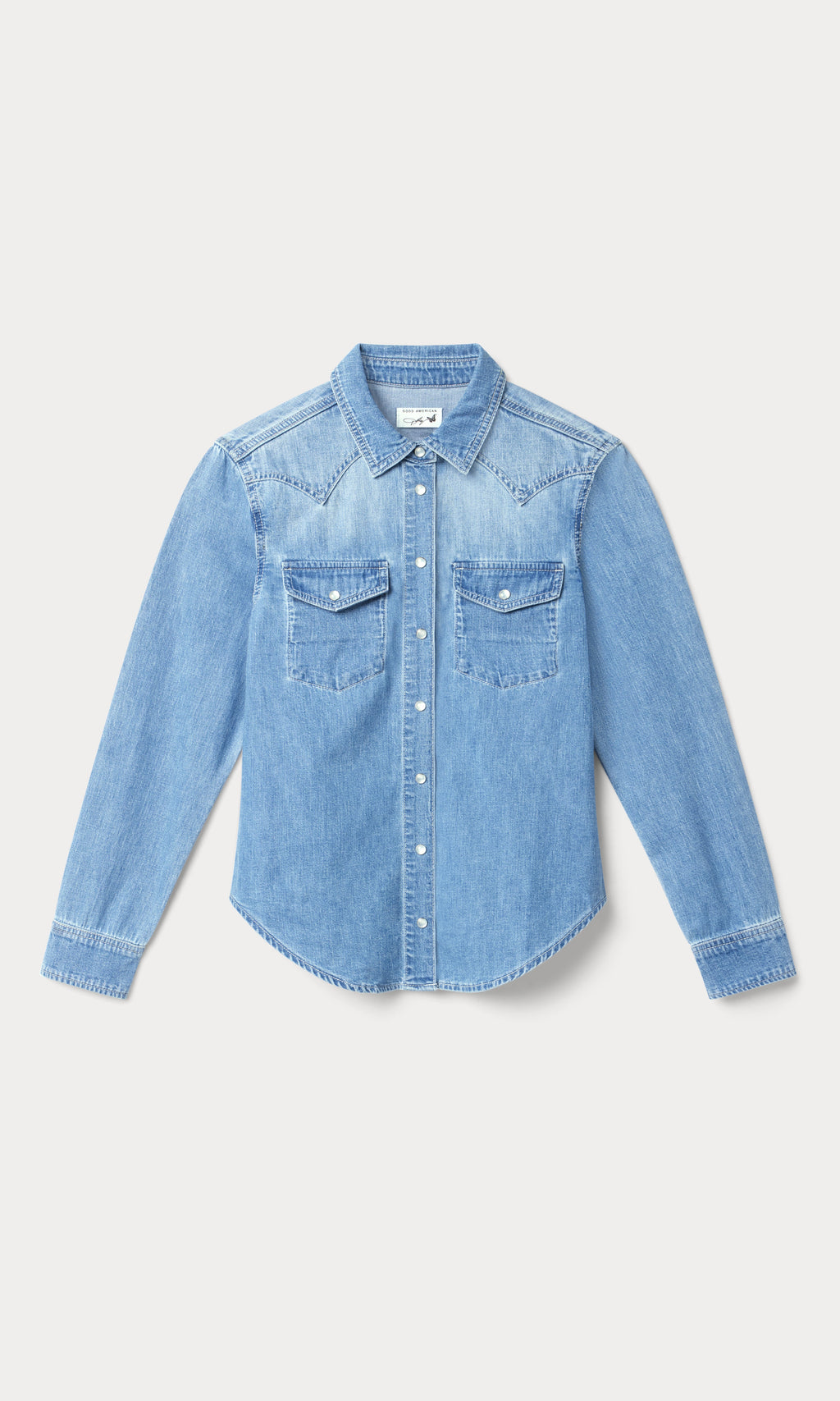 Premium DOLLY SLIM FIT DENIM SHIRT LIGHT BLUE