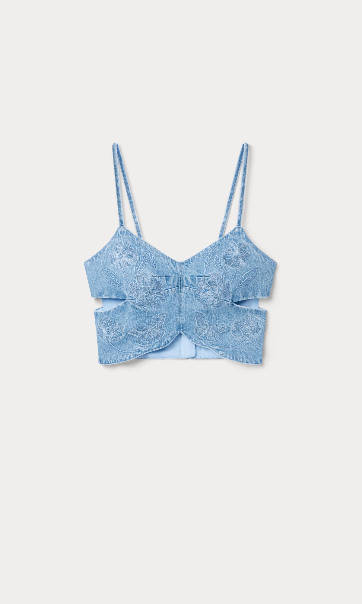 Premium DOLLY BUTTERFLY TOP INDIGO1201