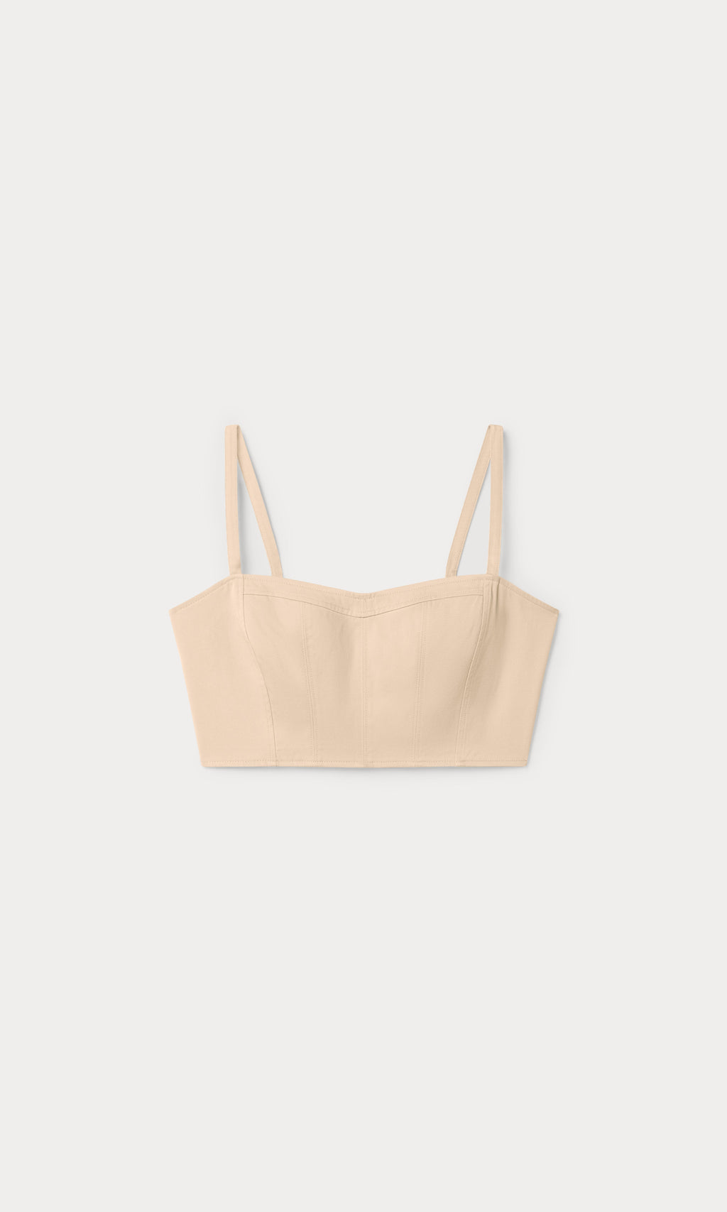 Premium THE BUSTIER TOP LIGHT TAUPE