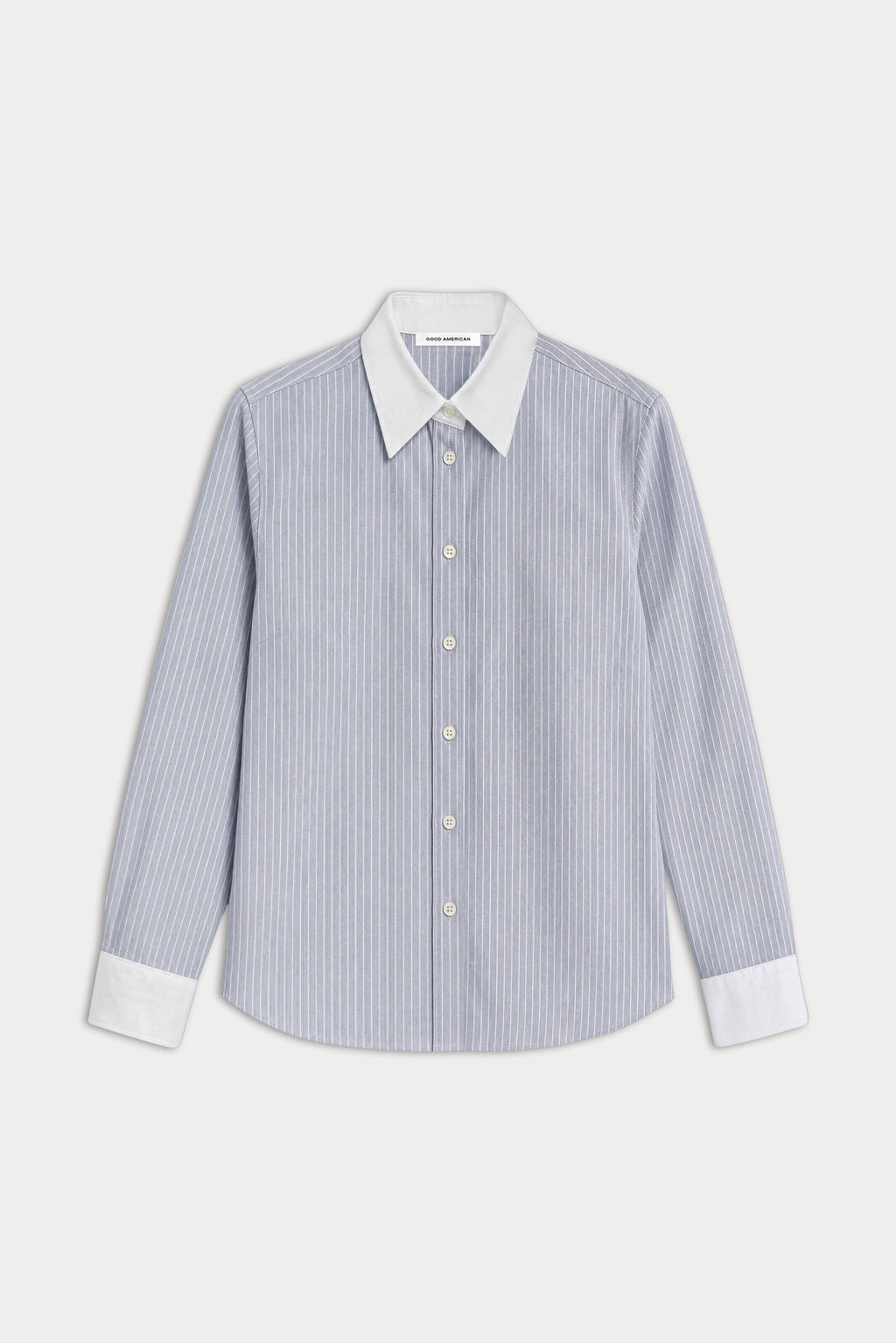 Premium THE OXFORD CONTRAST SHIRT SLATE BLUE STRIPE
