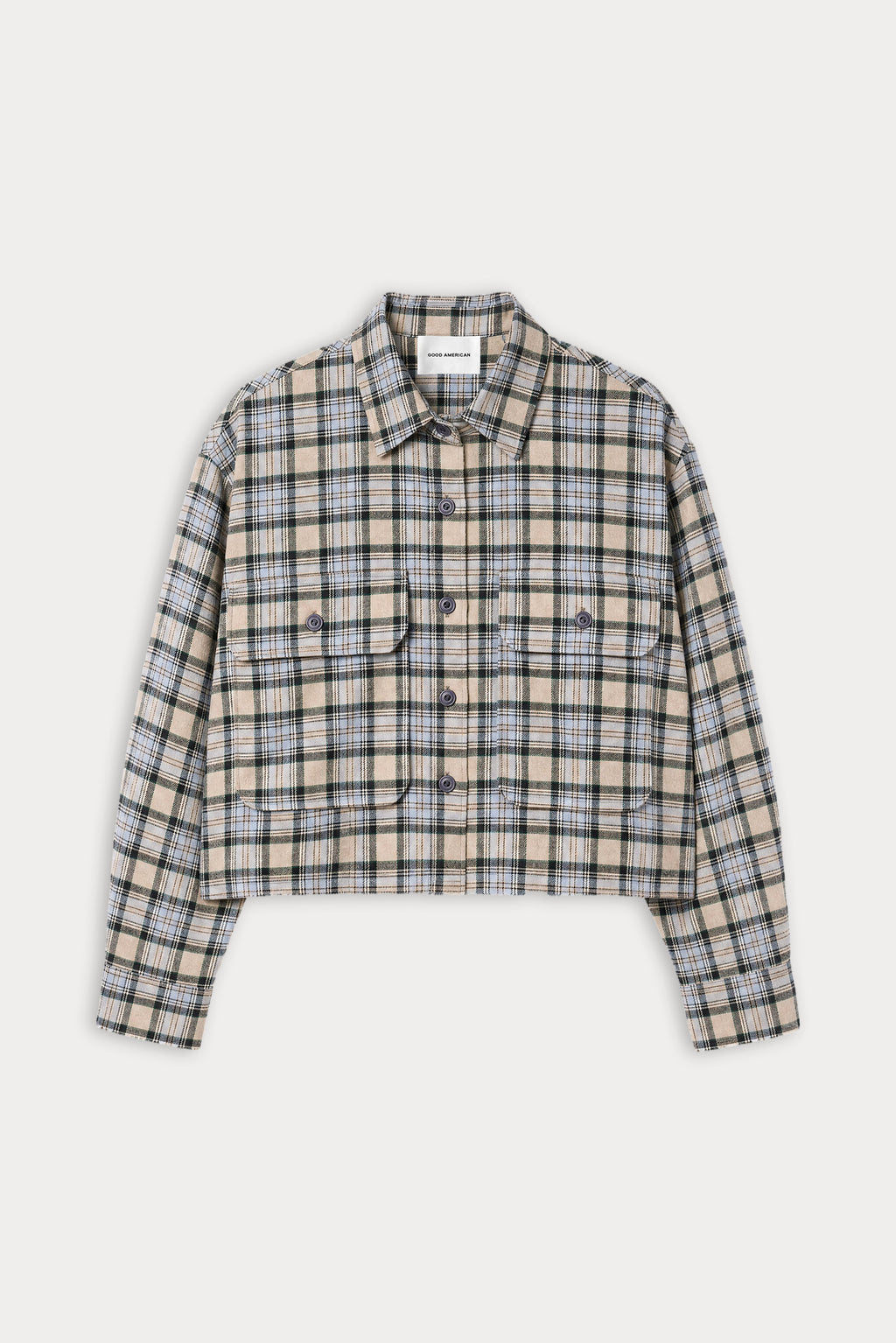 Premium THE PATCH POCKET SHIRT TAN PLAID