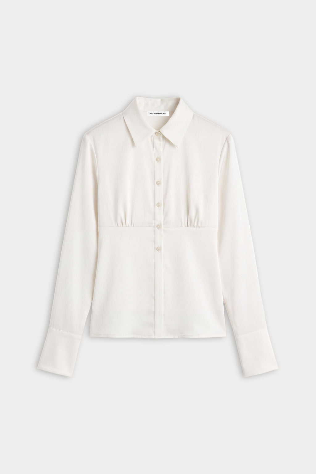 Premium THE SATIN FEMME SHIRT CHALK