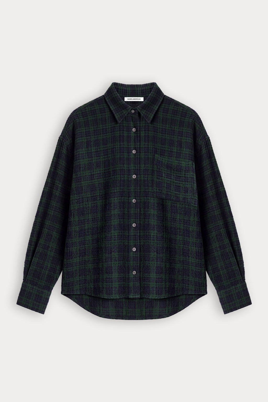 Premium THE CRINKLE EASY SHIRT FOREST PLAID