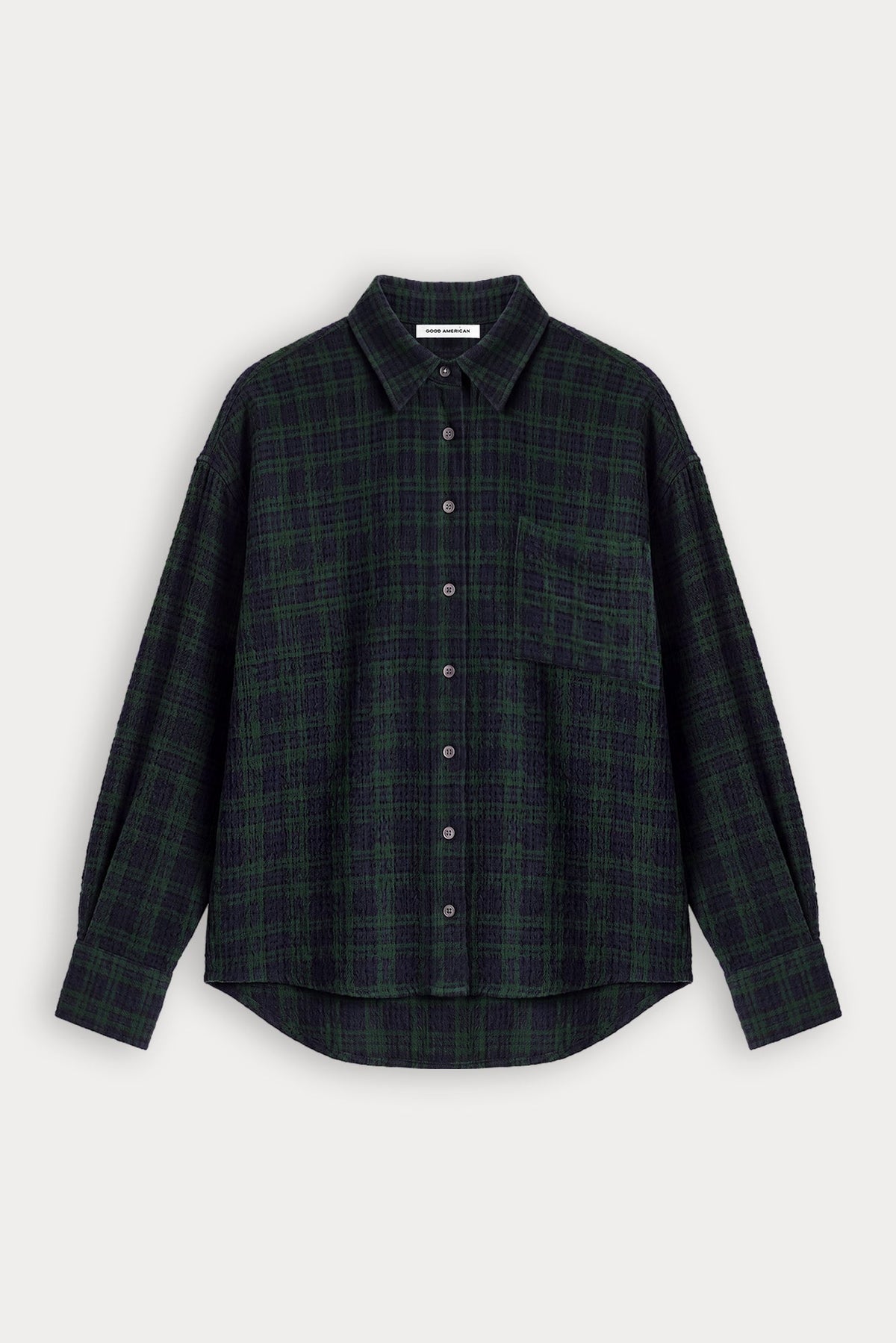 Premium THE CRINKLE EASY SHIRT FOREST PLAID