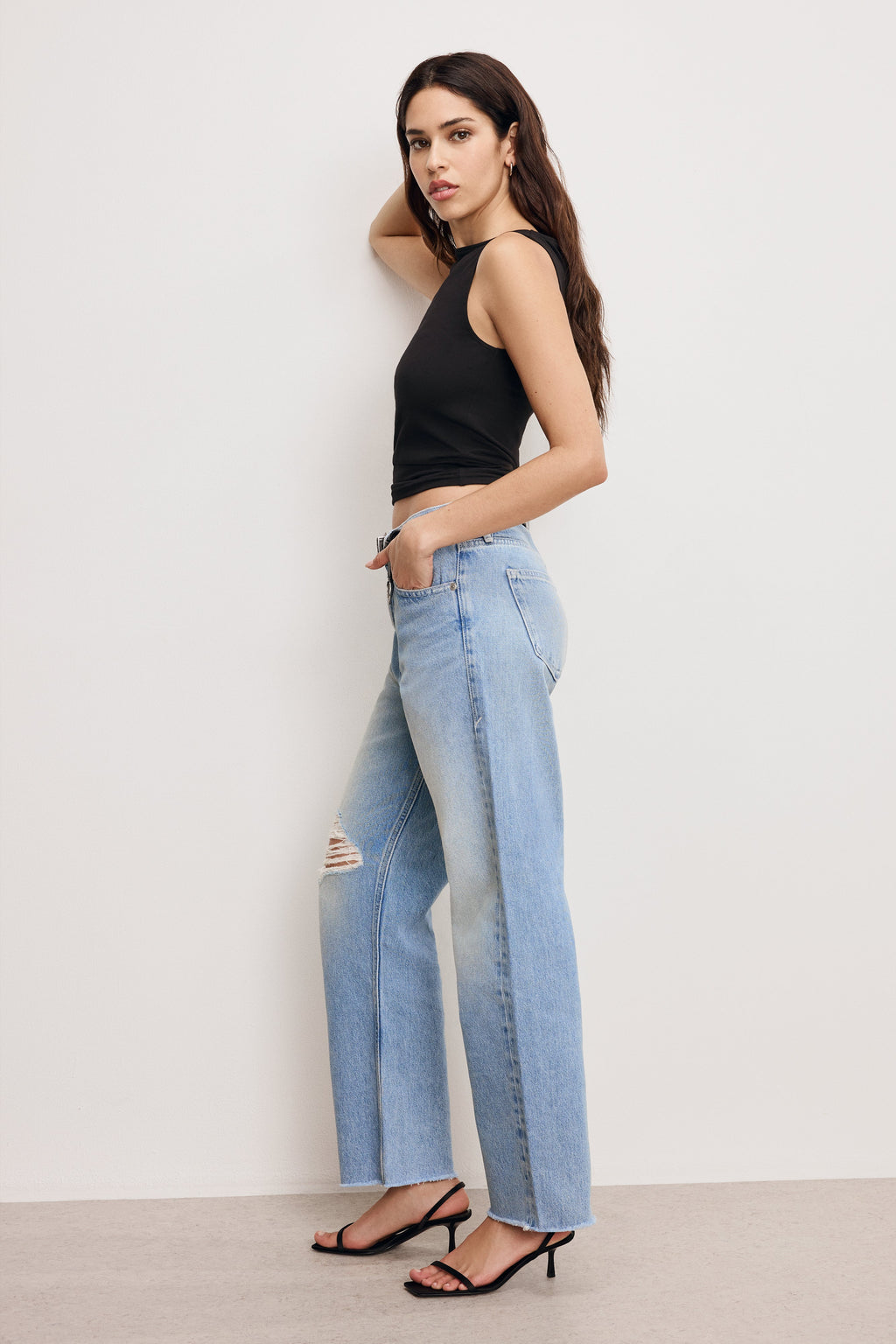 Premium GOOD RELAXED STRAIGHT JEANS INDIGO887