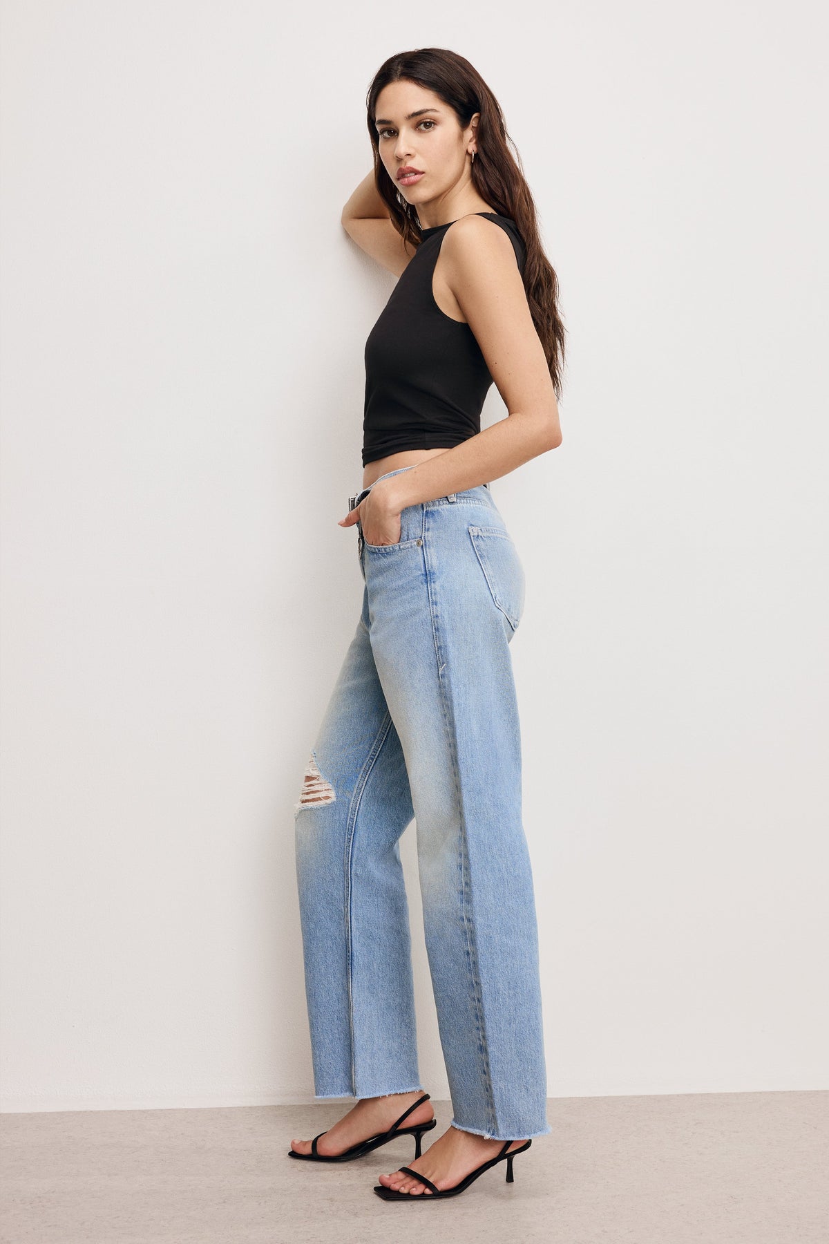 Premium GOOD RELAXED STRAIGHT JEANS INDIGO887