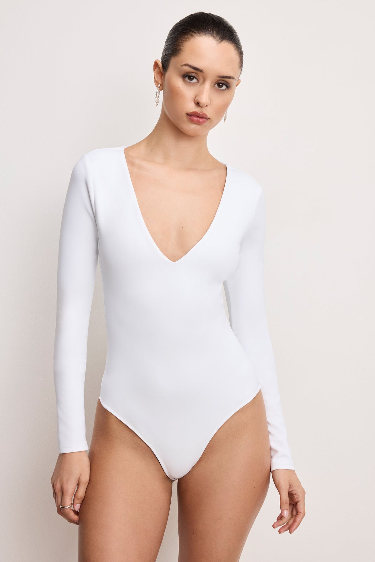 Premium DOLLY SCULPTING BODYSUIT WHITE001