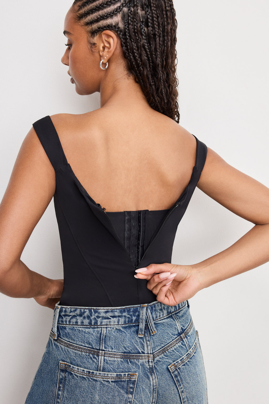 Premium SCULPTING CORSET BODYSUIT BLACK001