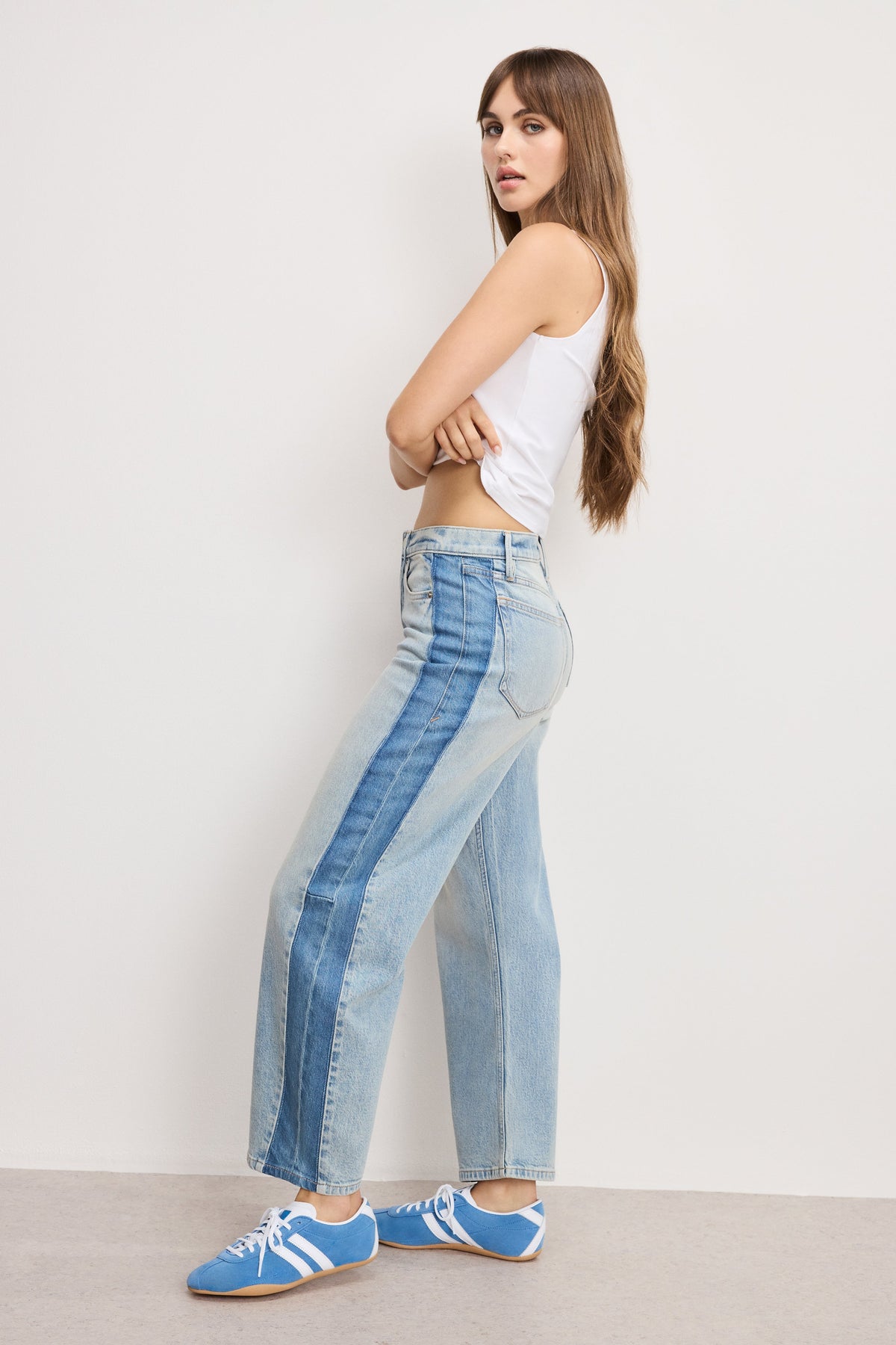 Premium GOOD BARREL JEANS INDIGO932