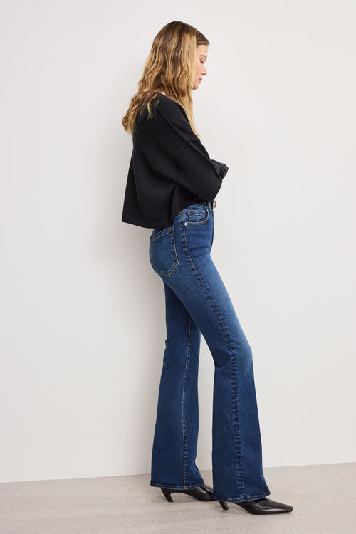 Premium ALWAYS FITS GOOD CLASSIC BOOTCUT JEANS LONG INDIGO446