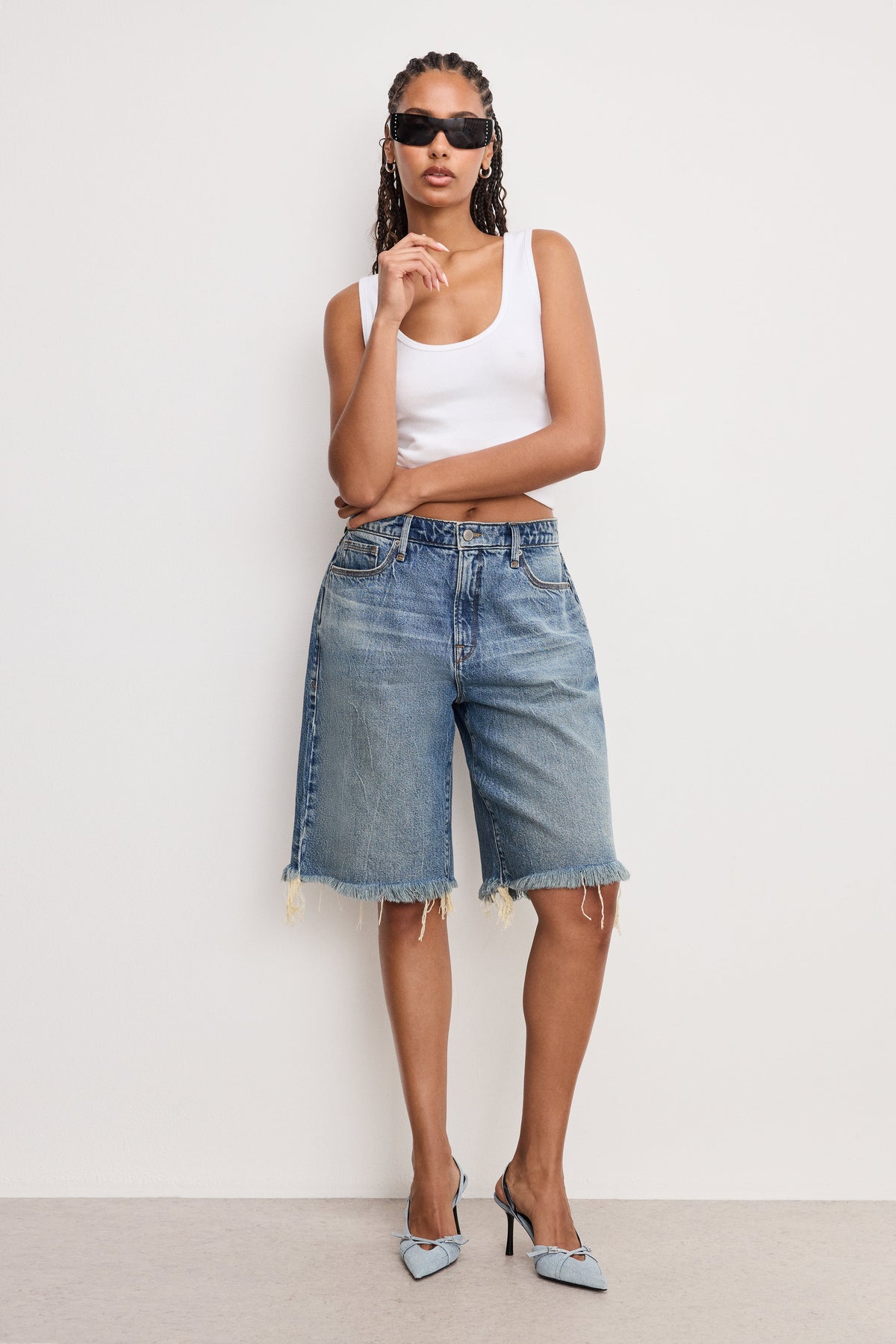 Premium GOOD EASE BERMUDA SHORTS INDIGO808