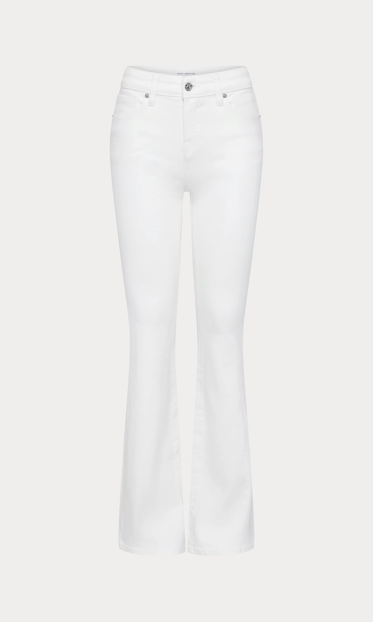 Premium GOOD LOW RISE BOOTCUT JEANS WHITE001