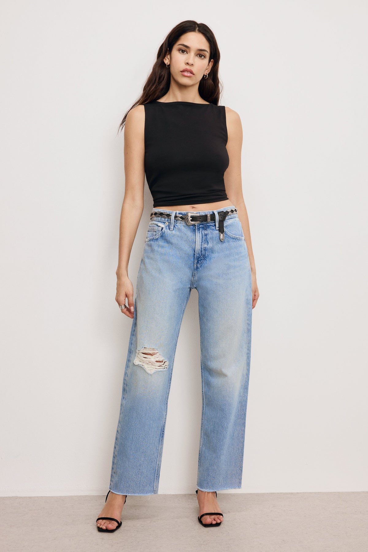 Premium GOOD RELAXED STRAIGHT JEANS INDIGO887